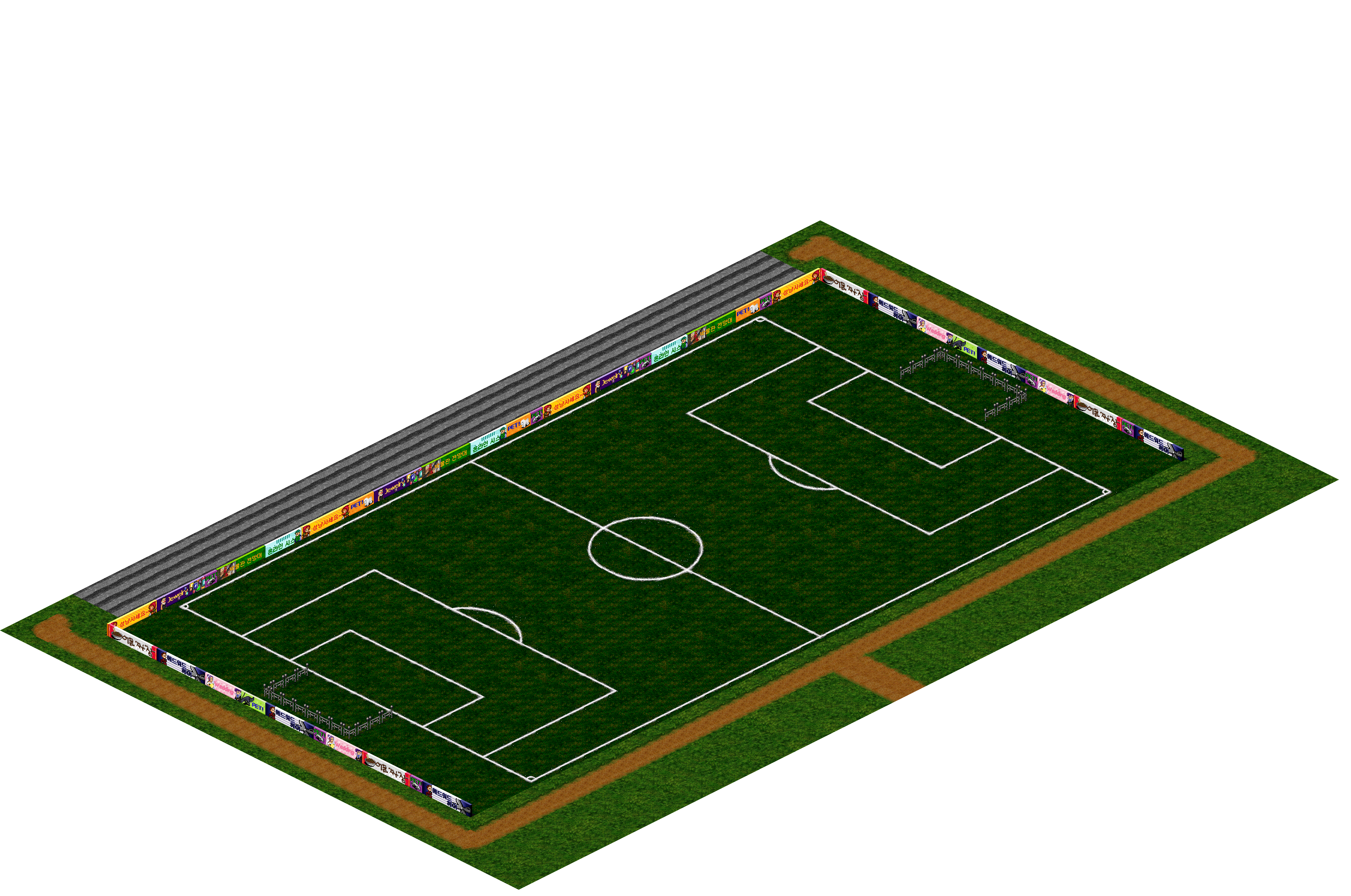 Loures Soccer Field rendered terrain map