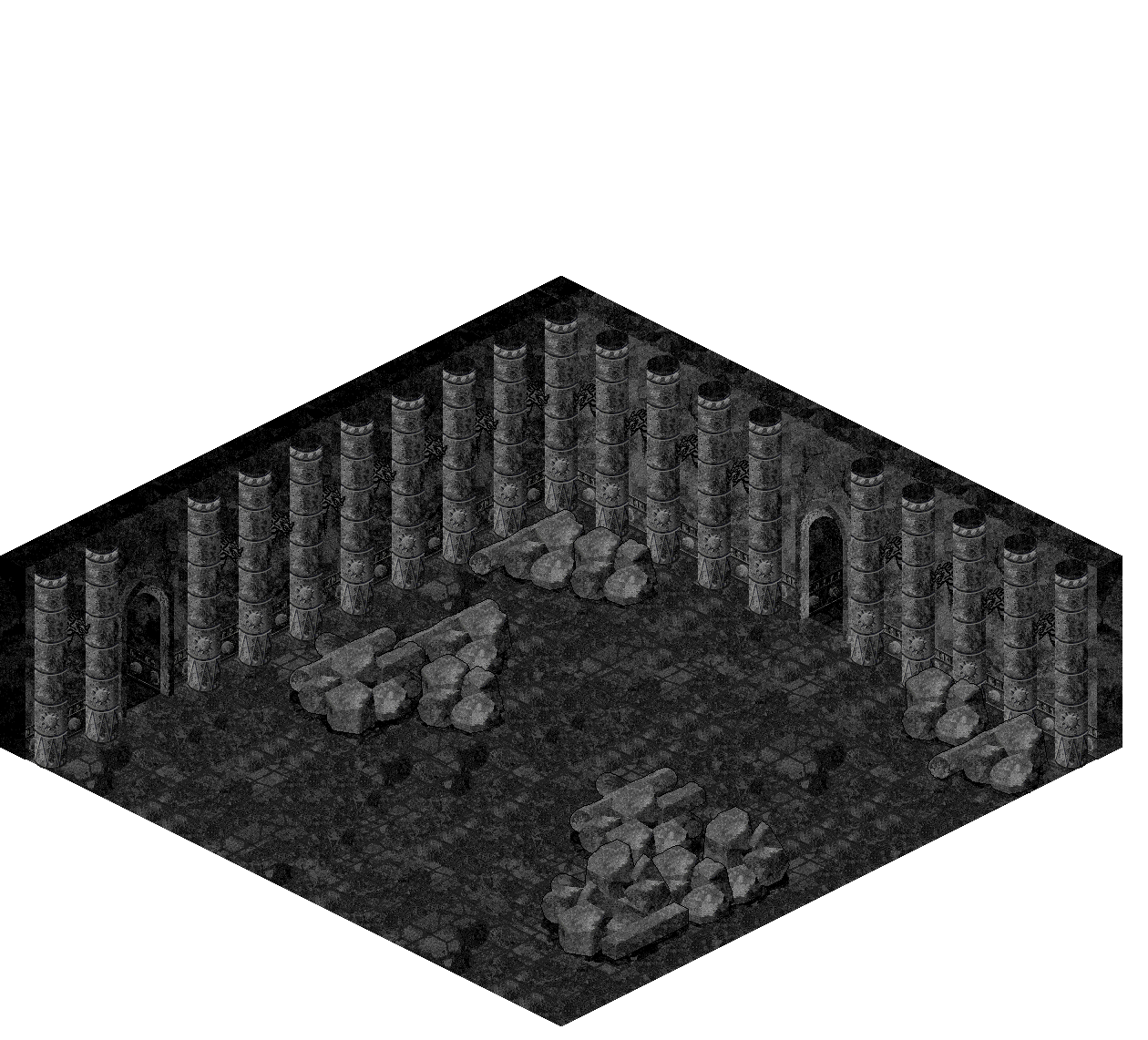 Dubhaim Castle North 2-3 rendered terrain map