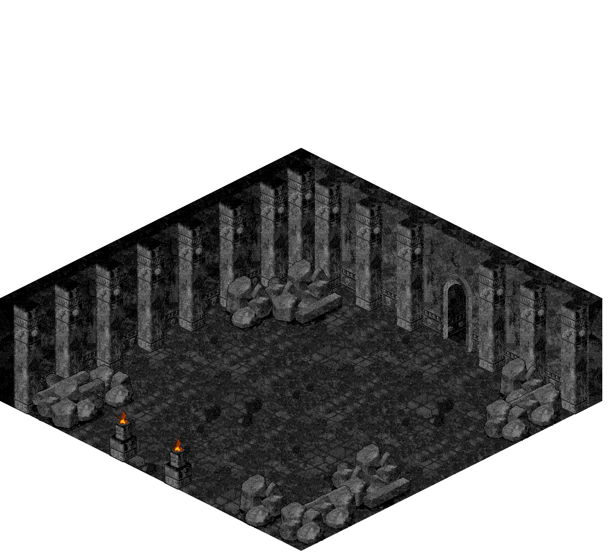 Map 332 rendered terrain map