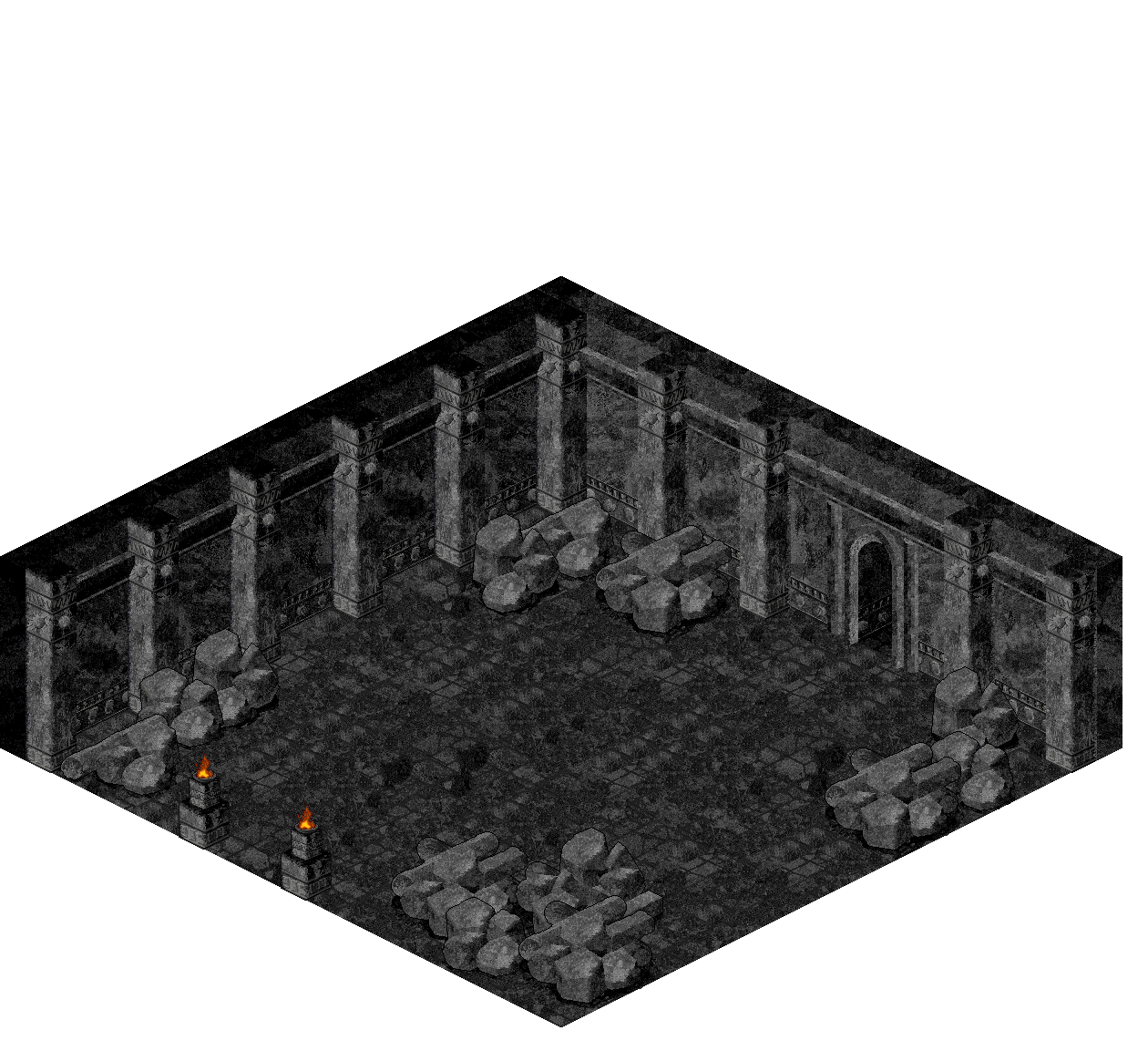 Dubhaim Castle North 3-2 rendered terrain map