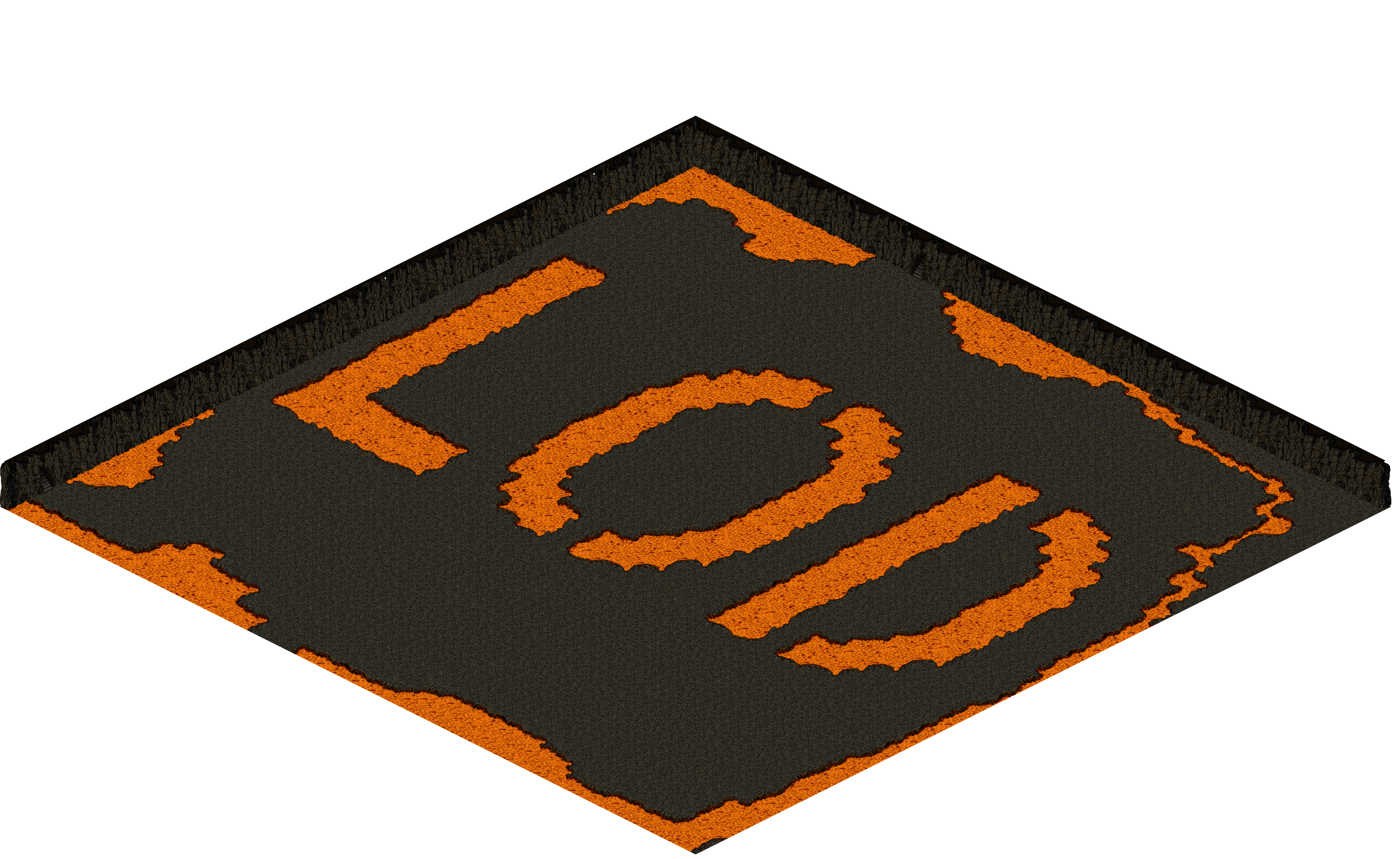Chaos 17 rendered terrain map