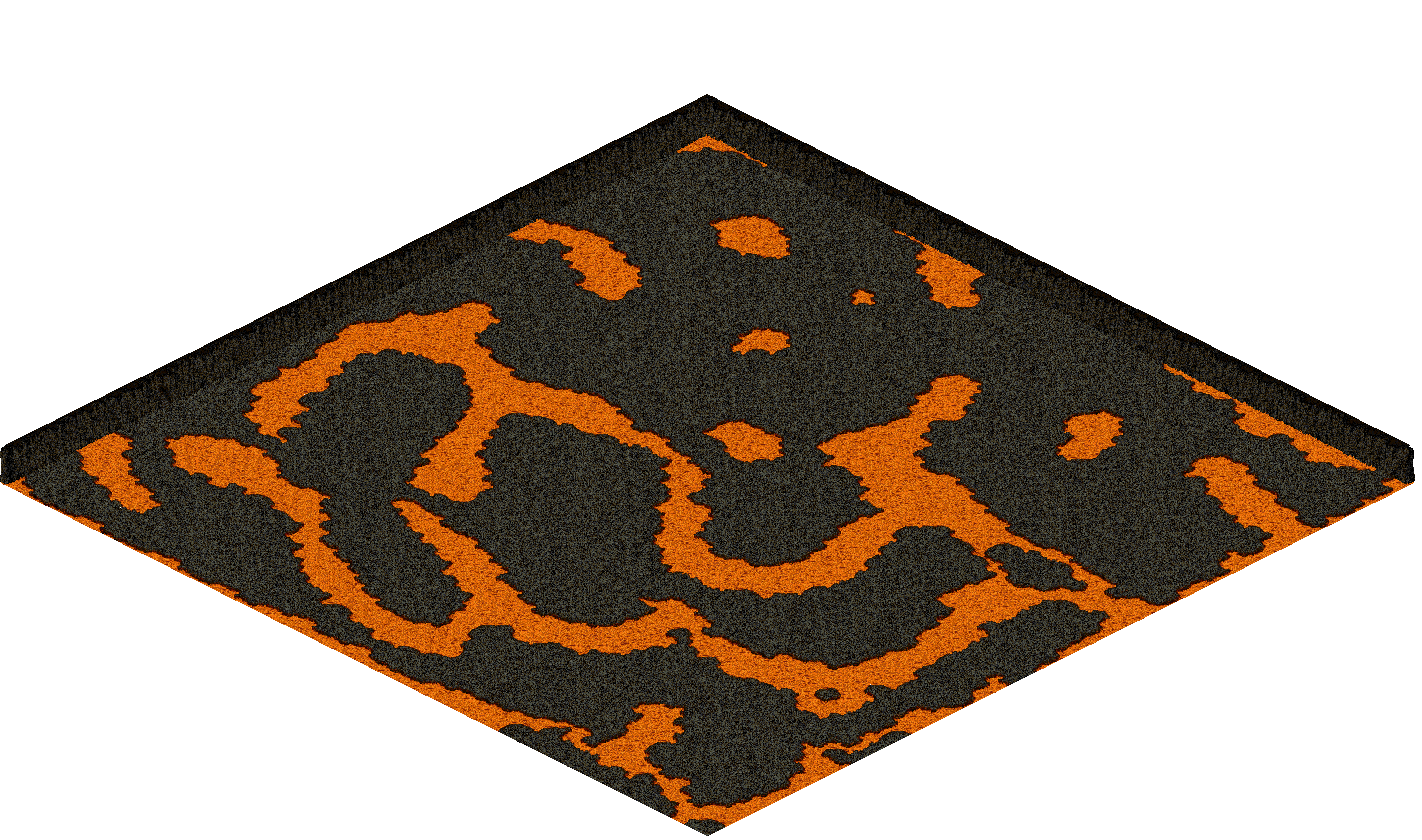 Chaos 21 rendered terrain map