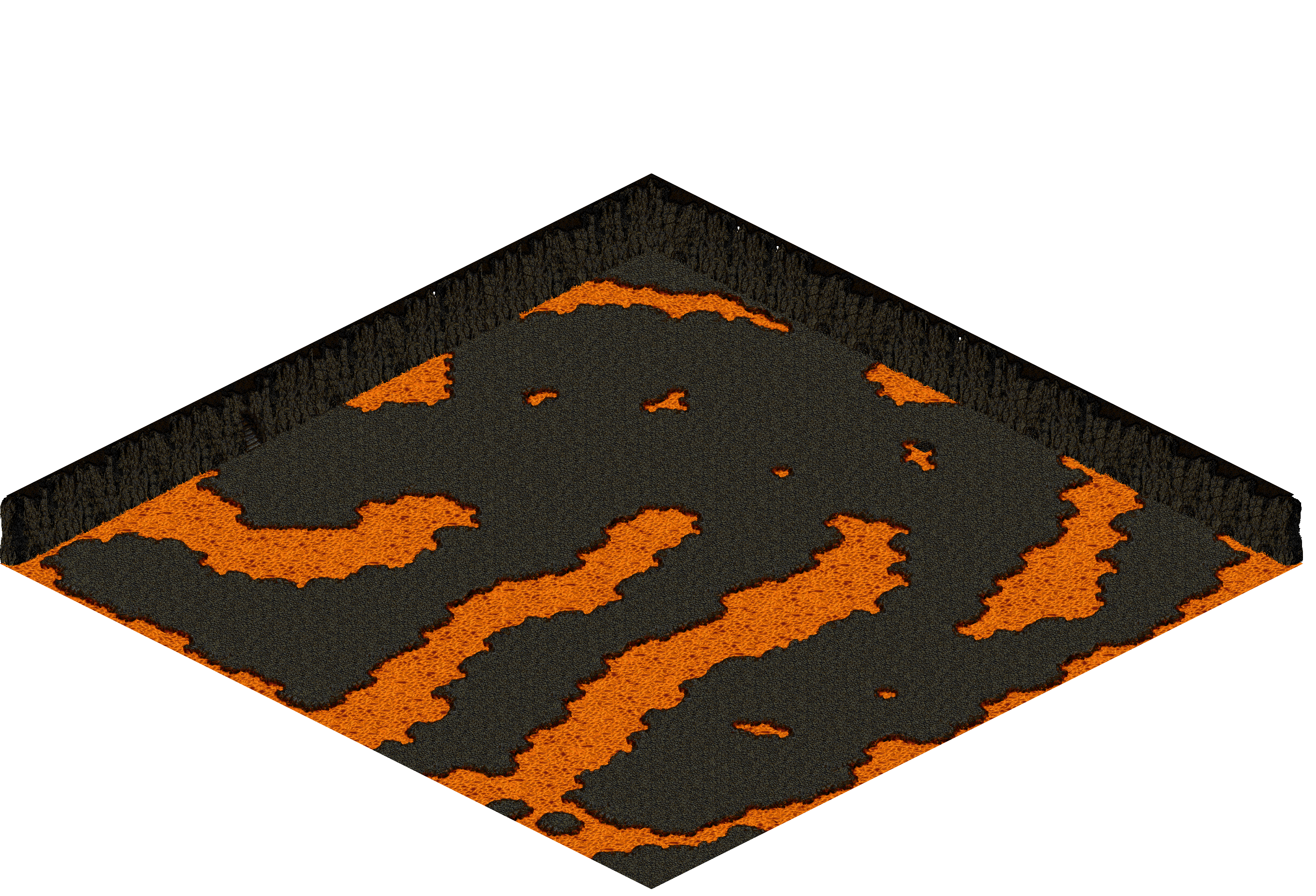 Chaos 27 rendered terrain map