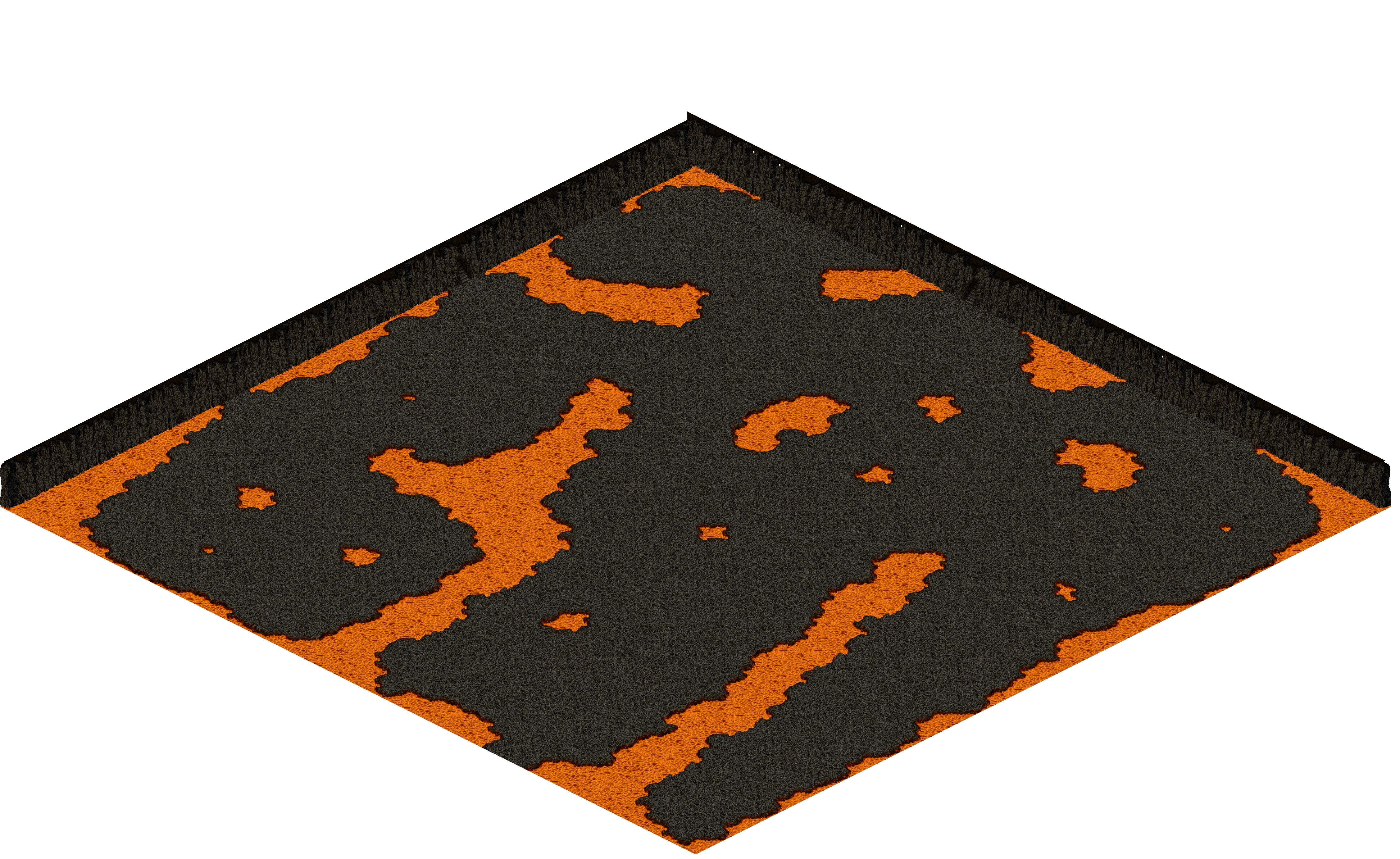 Chaos 28 rendered terrain map