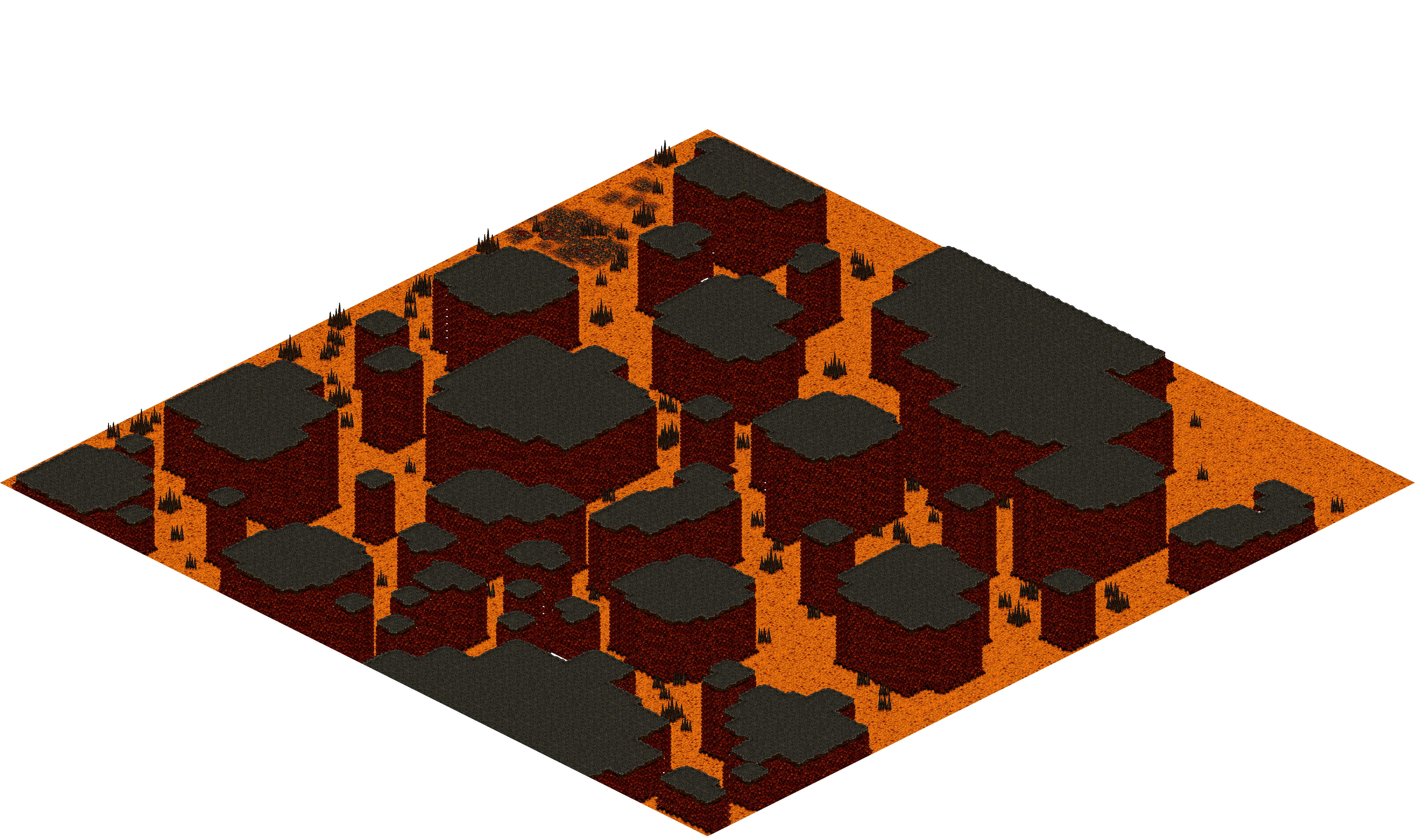 Map 3633 rendered terrain map