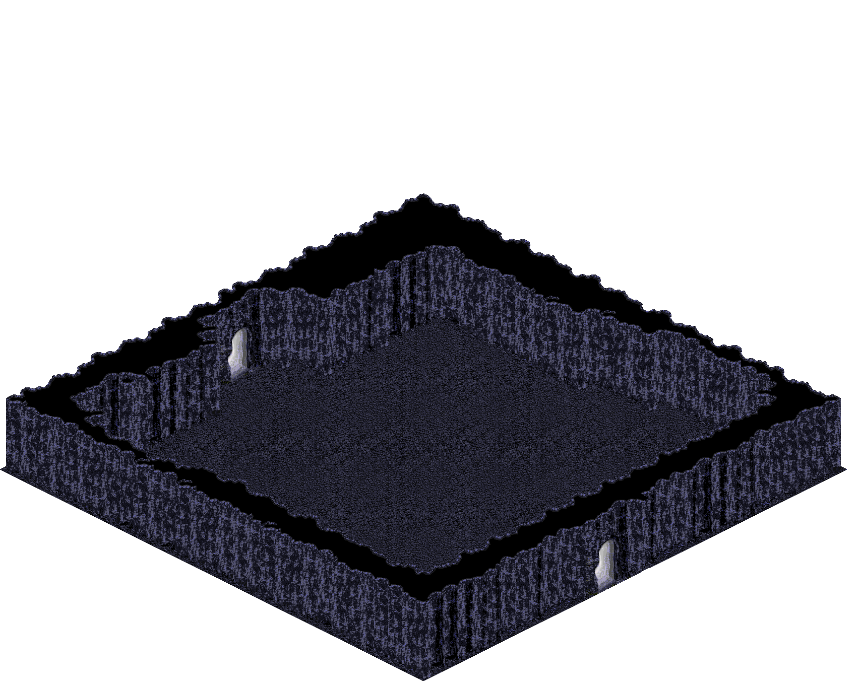 Chaos 1 rendered terrain map