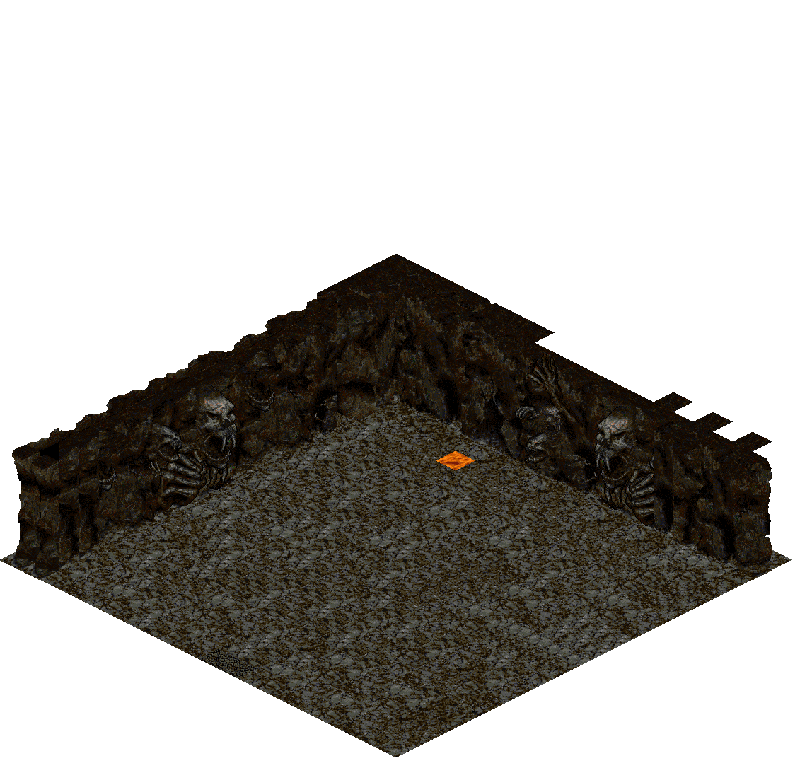 Chaos Entrance rendered terrain map
