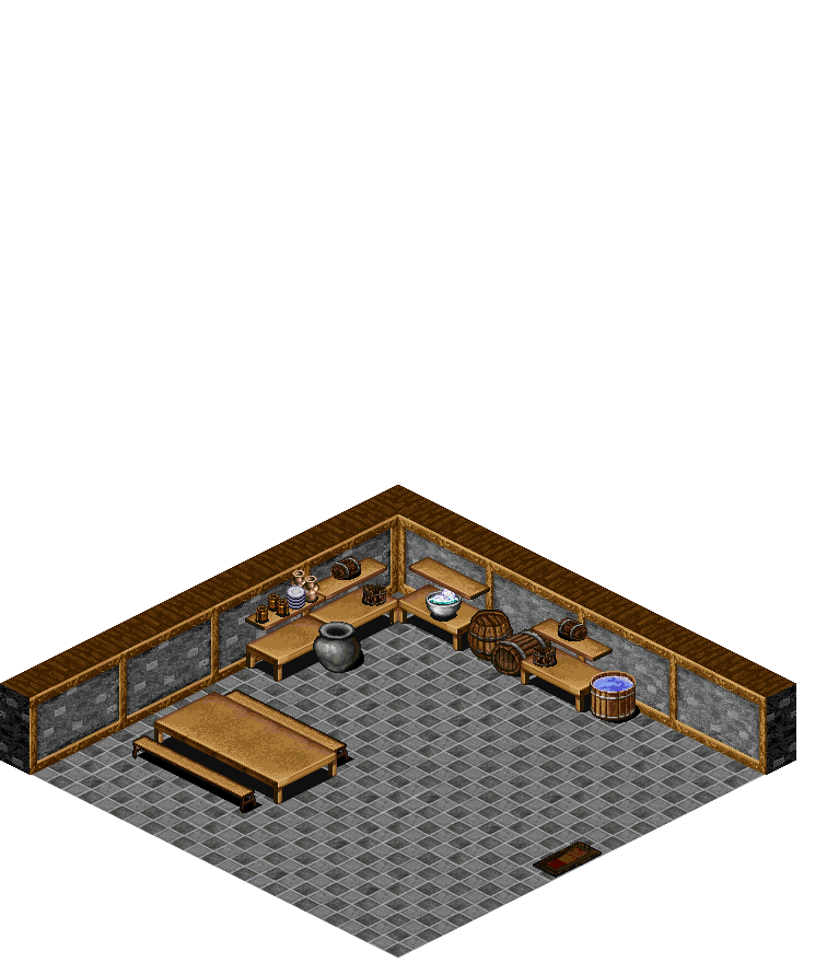 Abel Fish Market rendered terrain map