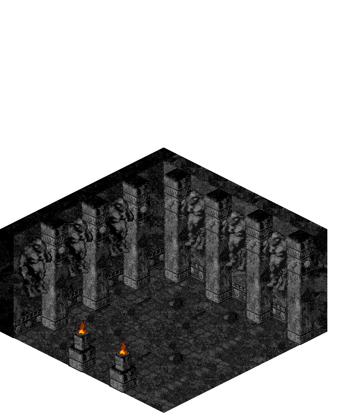 Chief Wizard Hall rendered terrain map