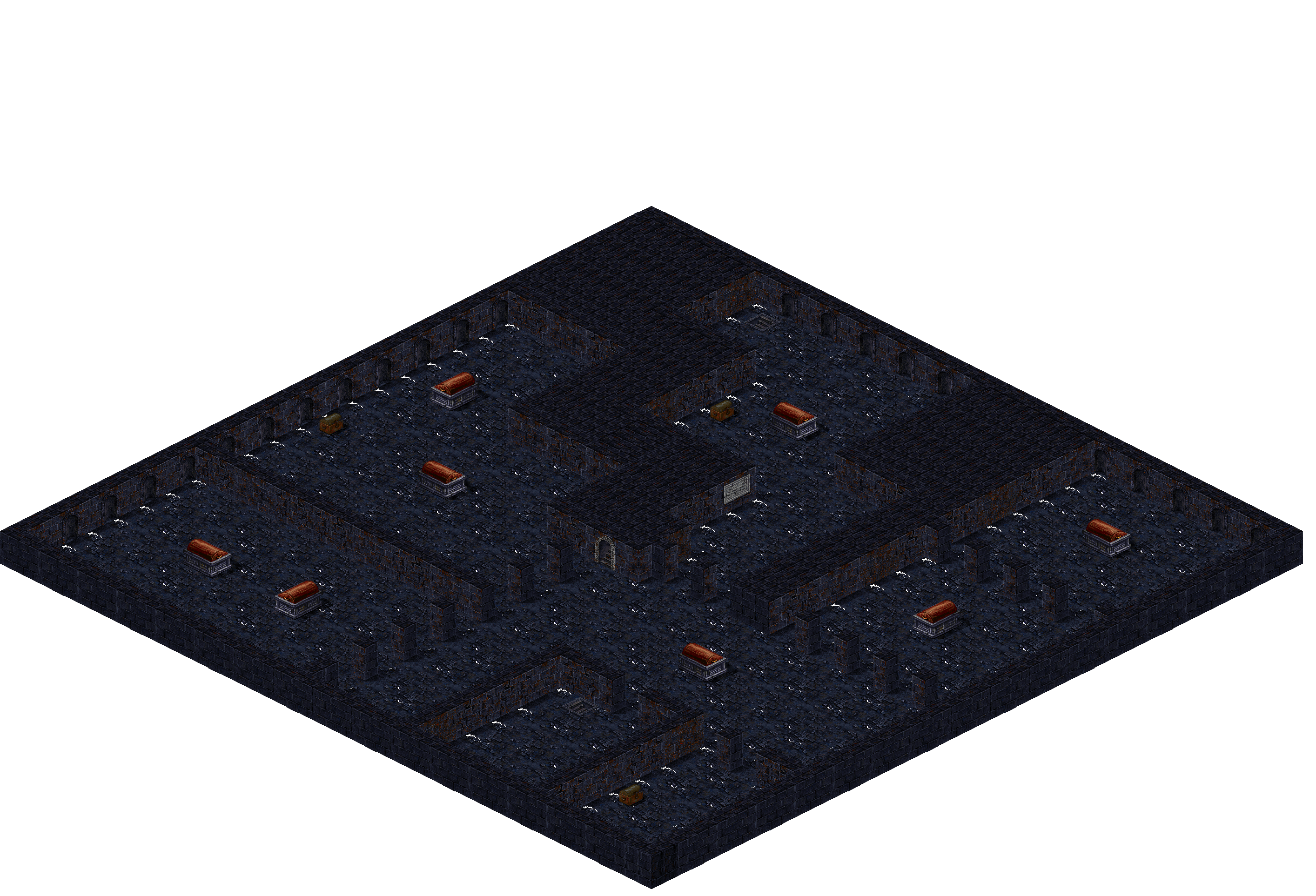Crypt 13-1 rendered terrain map