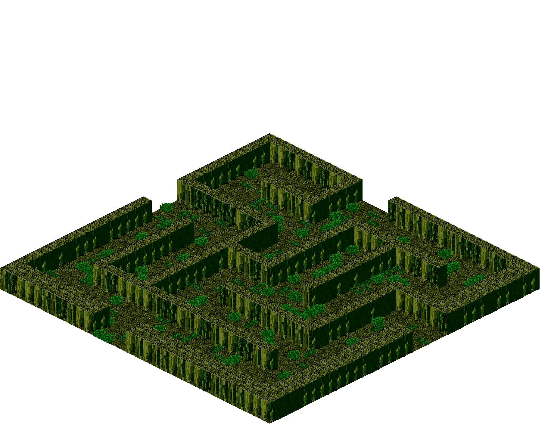 Shifting Swamp North rendered terrain map