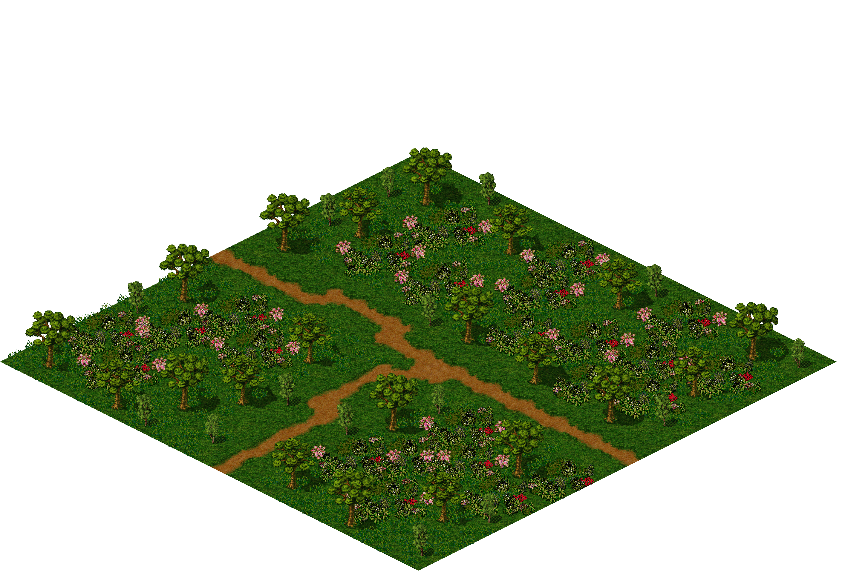 West Woodland 15-1 rendered terrain map