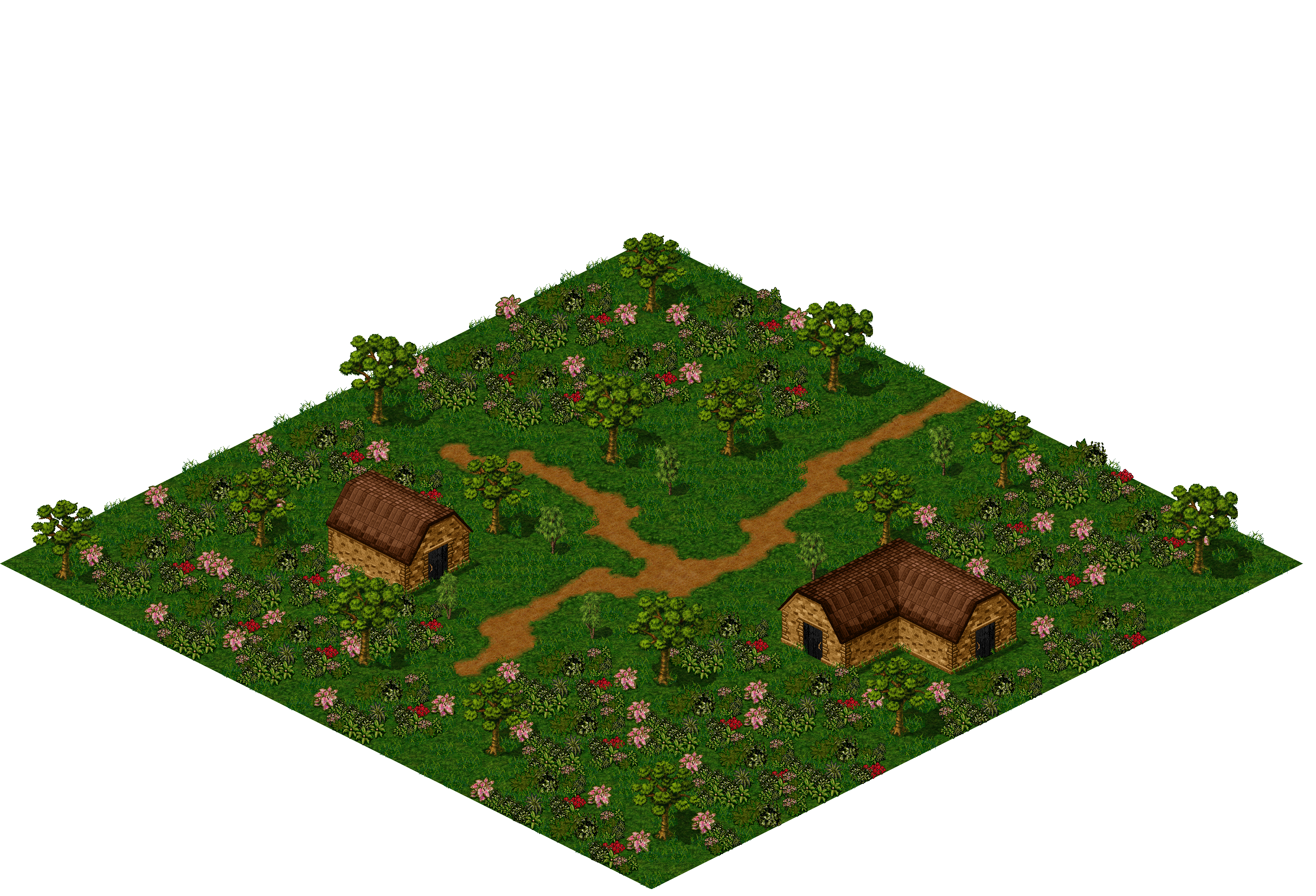 Map 462 rendered terrain map