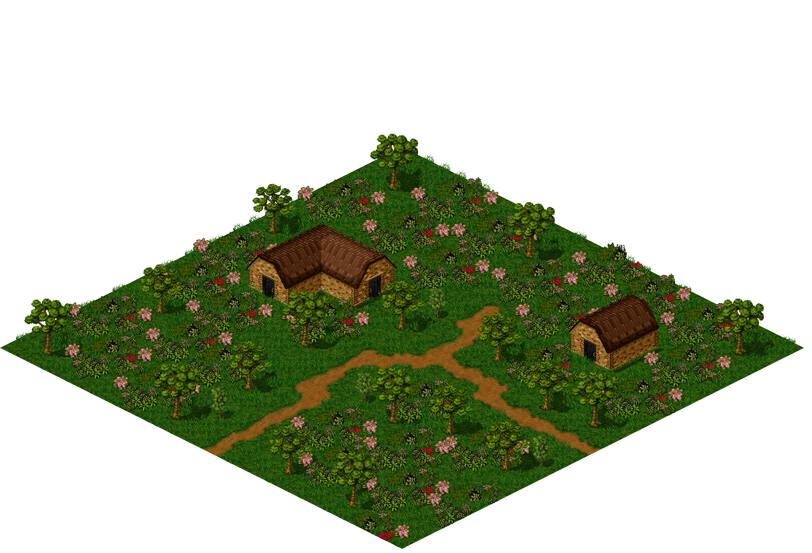 Map 463 rendered terrain map
