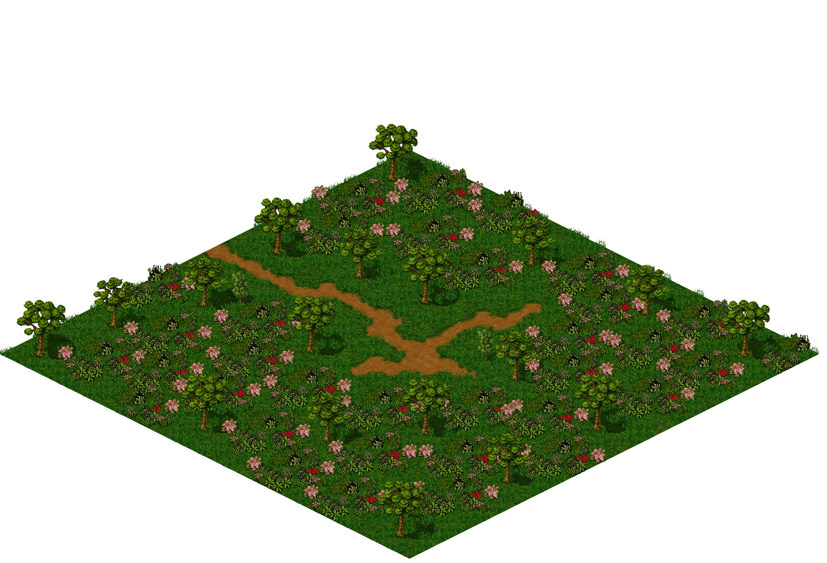 Map 464 rendered terrain map