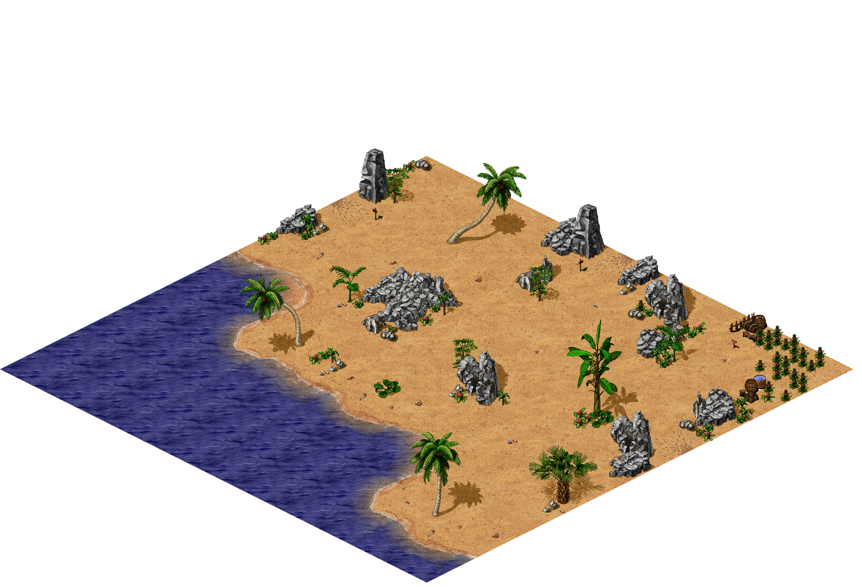 Map 4722 rendered terrain map