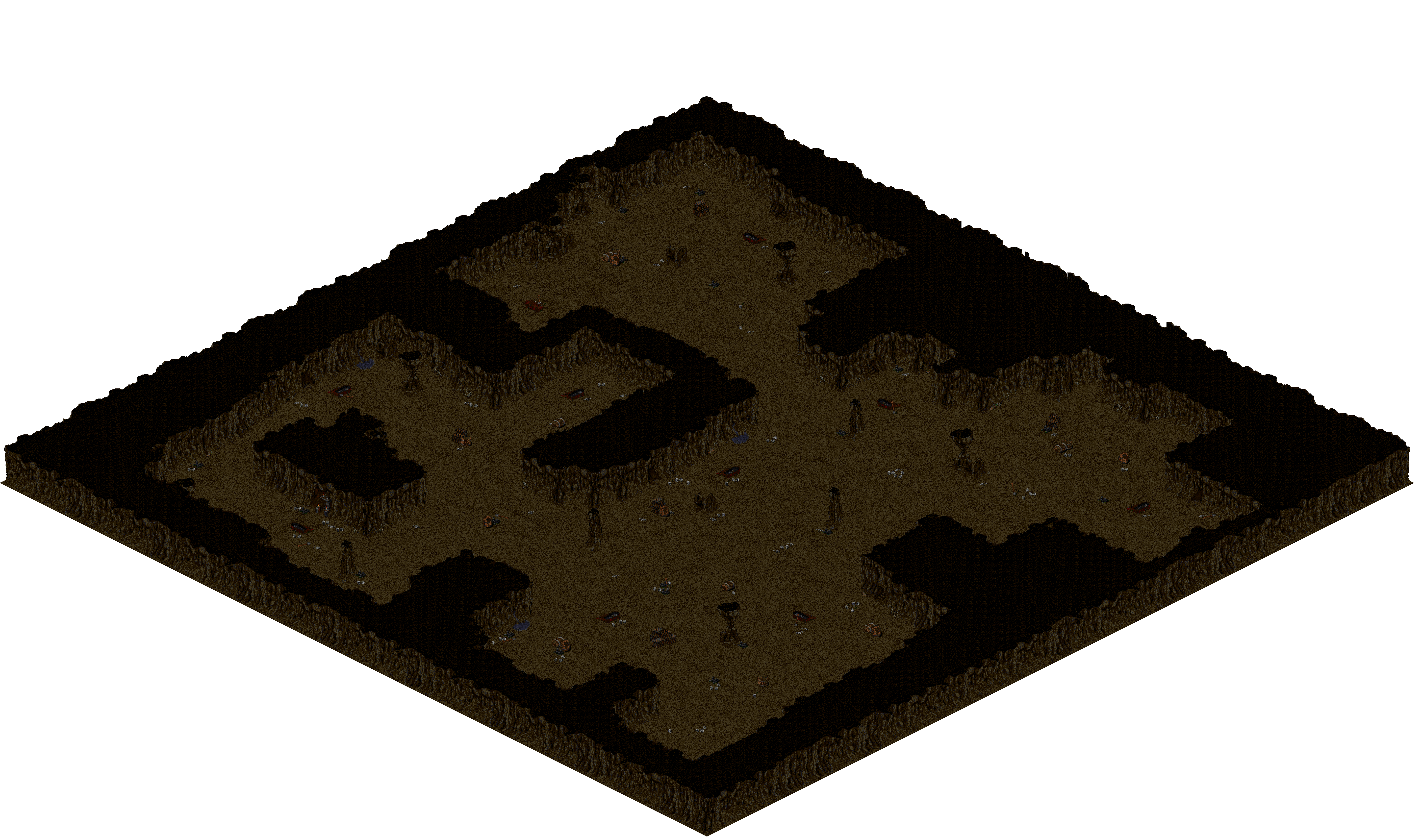 Cthonic Remains 7 rendered terrain map