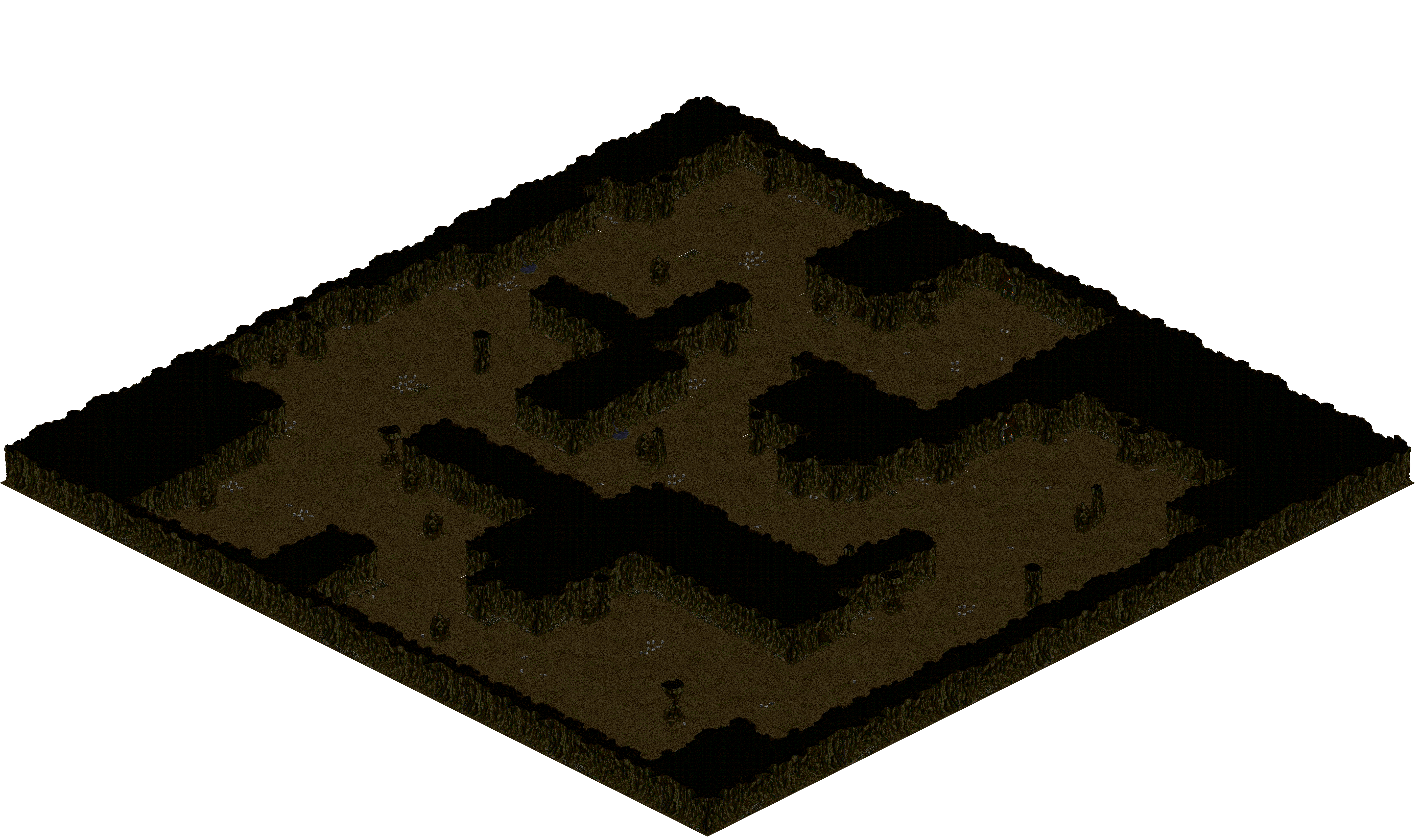 Cthonic Remains 19 rendered terrain map