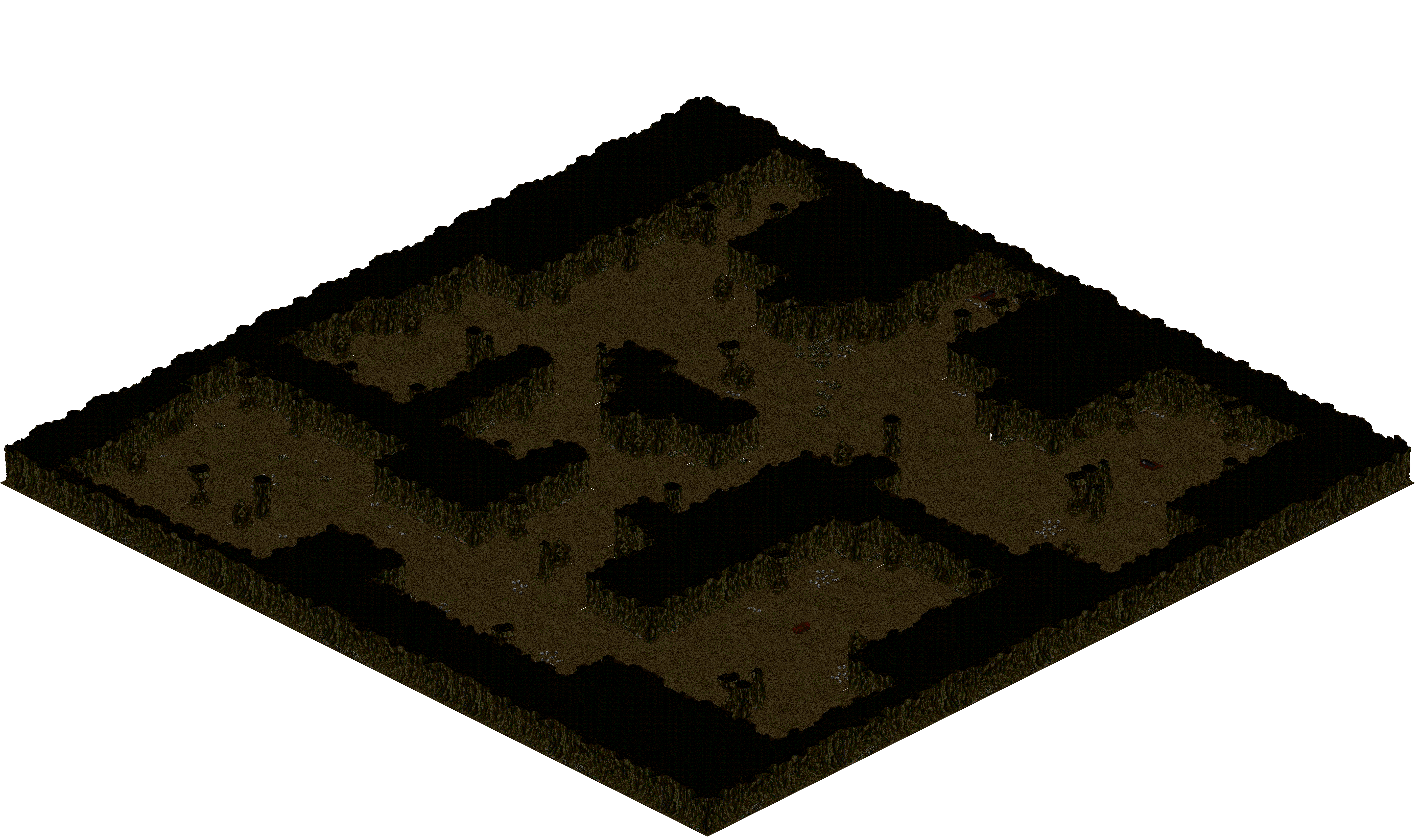 Cthonic Remains 21 rendered terrain map