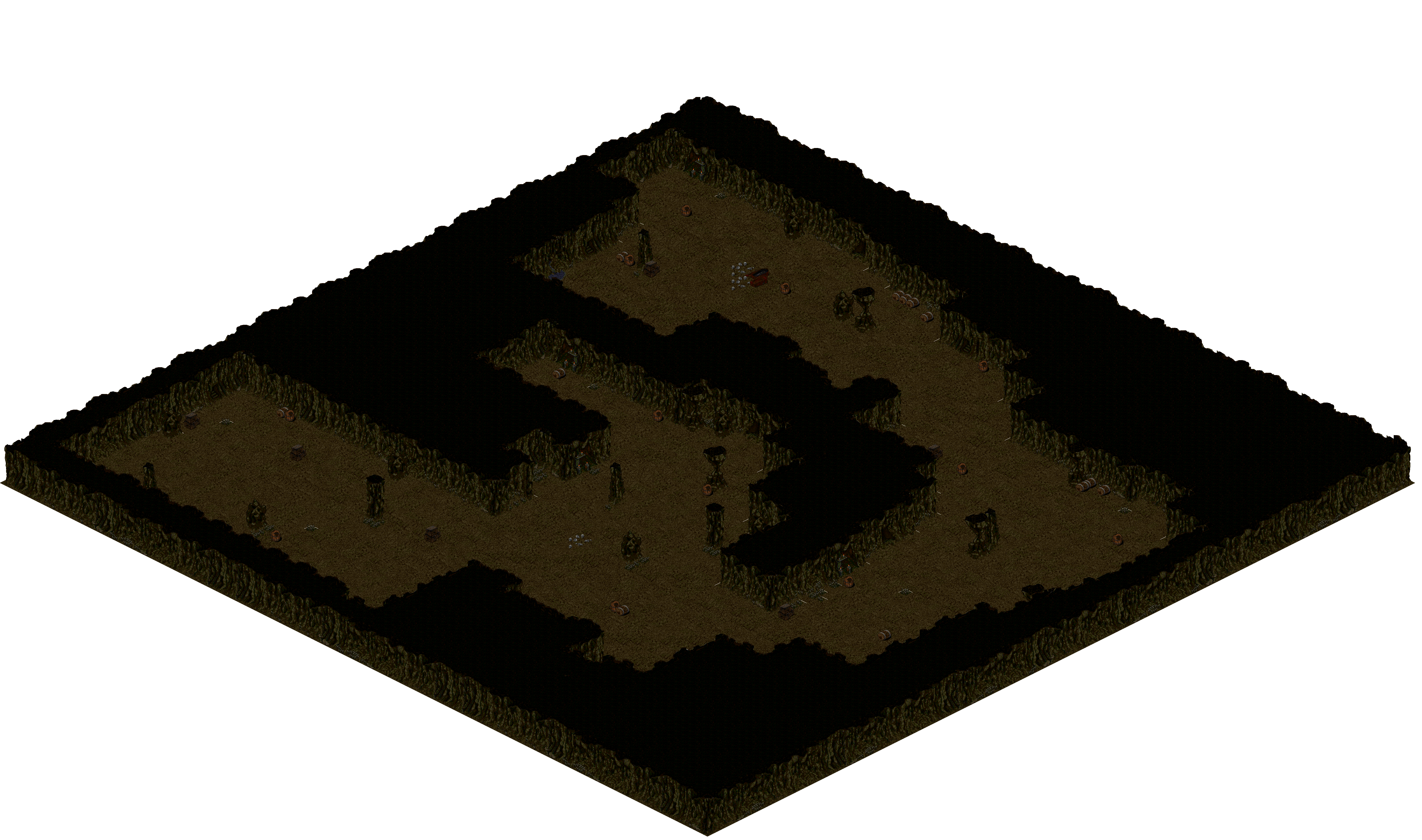 Cthonic Remains 29 rendered terrain map