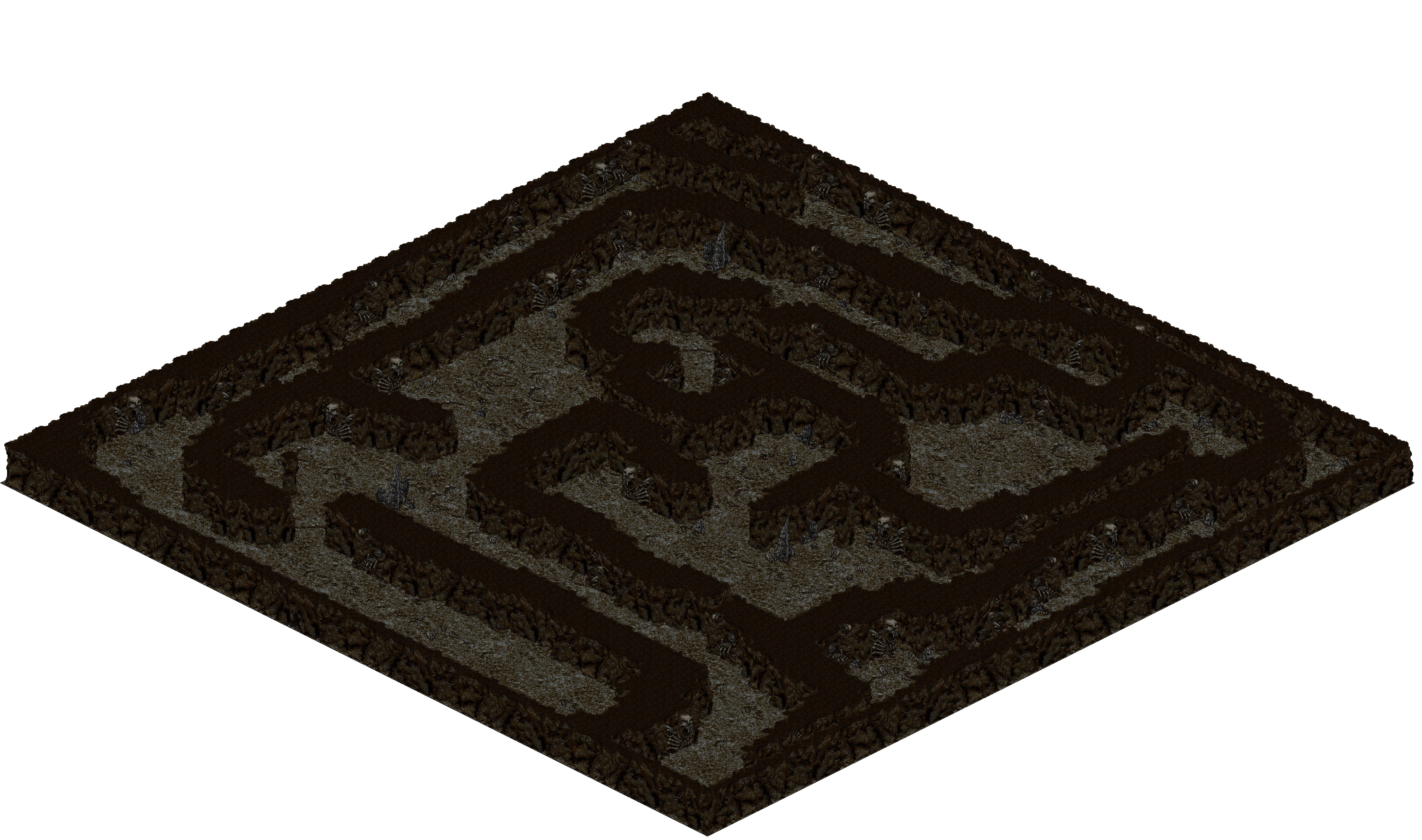 Cthonic Remains 37 rendered terrain map