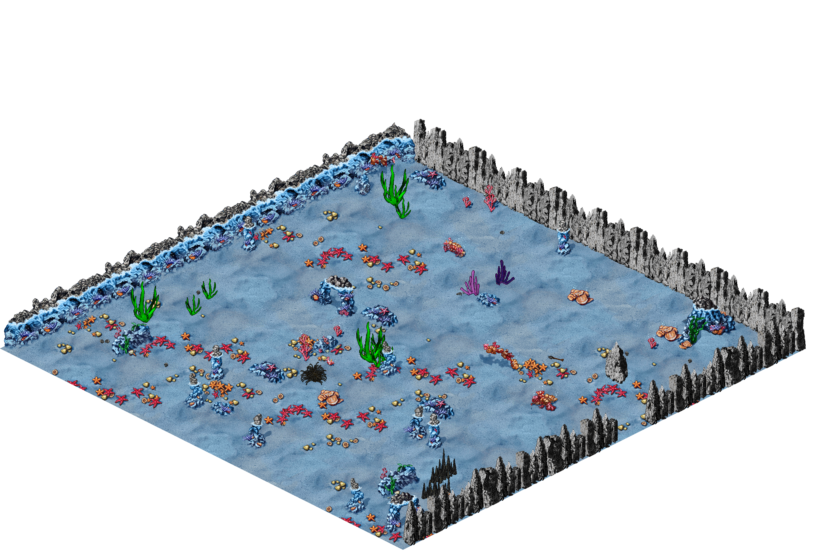 Lynith Sea 7 rendered terrain map