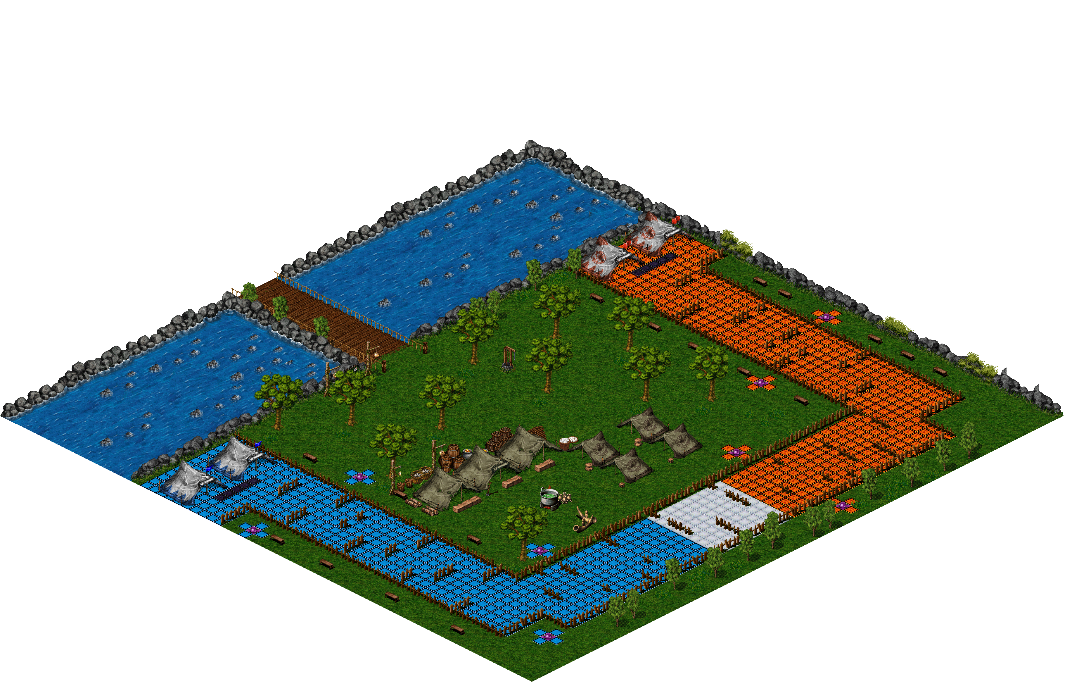 Map 512 rendered terrain map