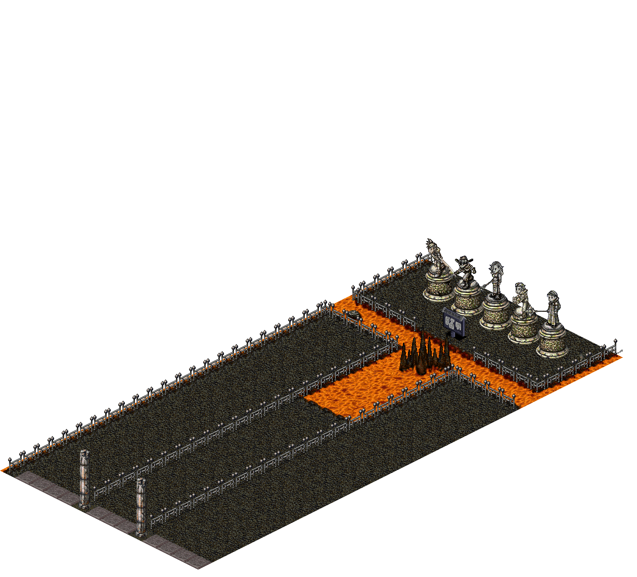 Coliseum Gauntlet rendered terrain map