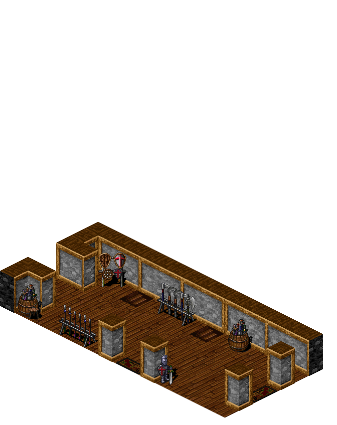 Warrior Hallway2 rendered terrain map
