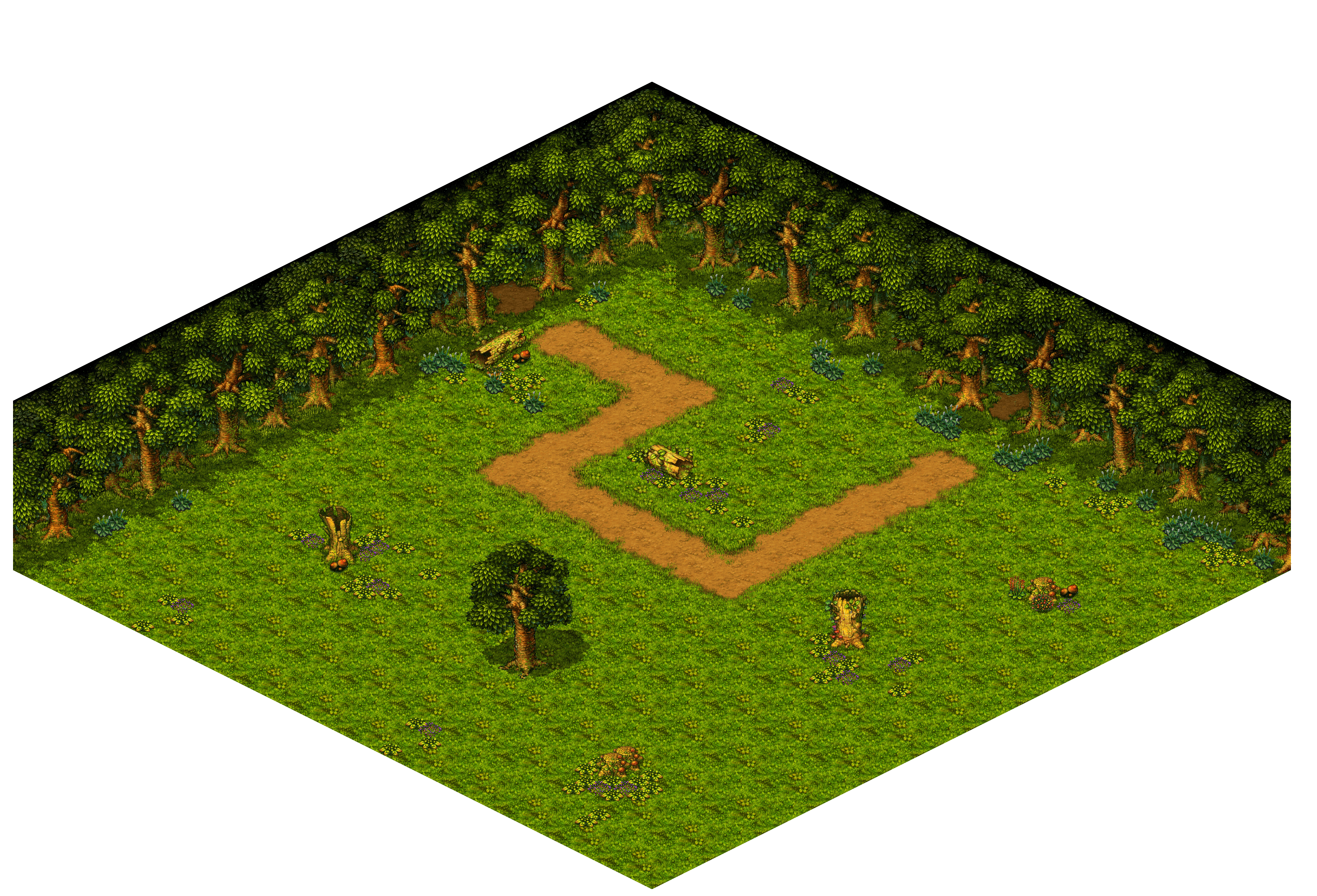 Shinewood Forest 9 rendered terrain map