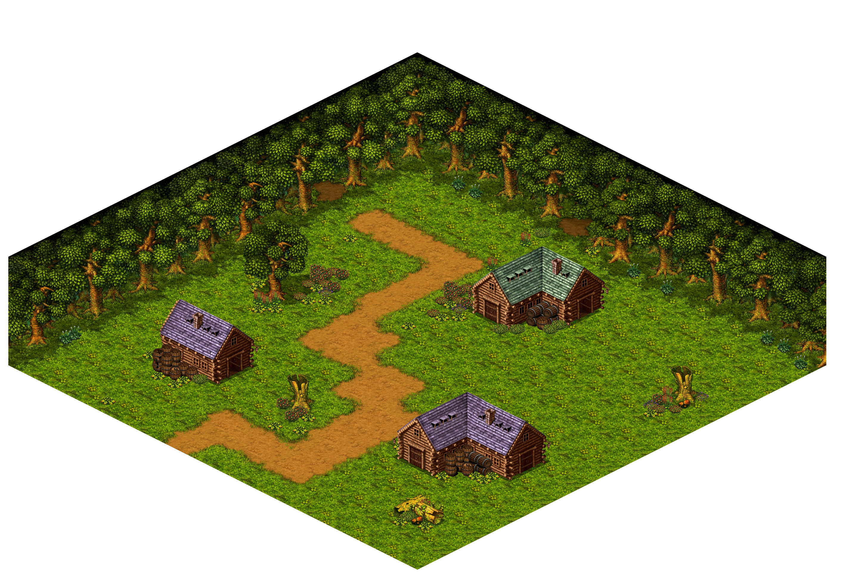 Shinewood Forest 17 rendered terrain map