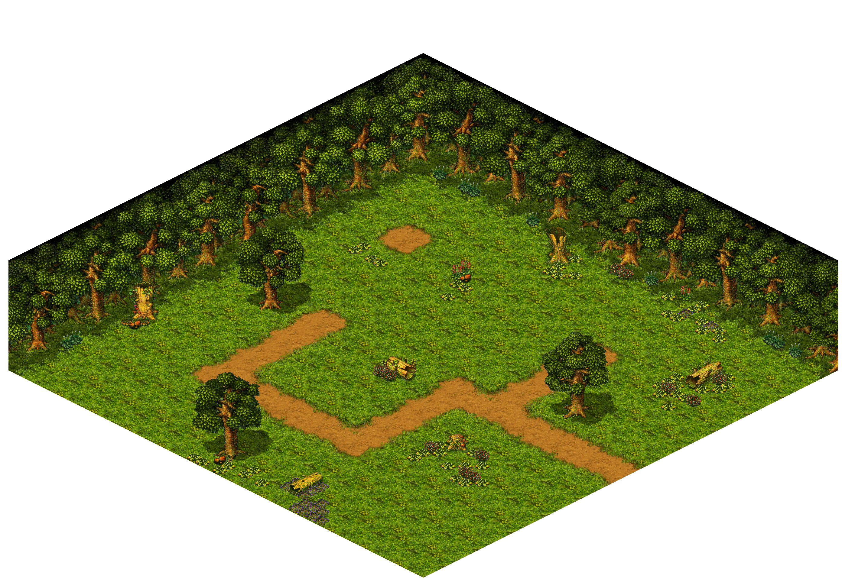 Shinewood Forest 36 rendered terrain map