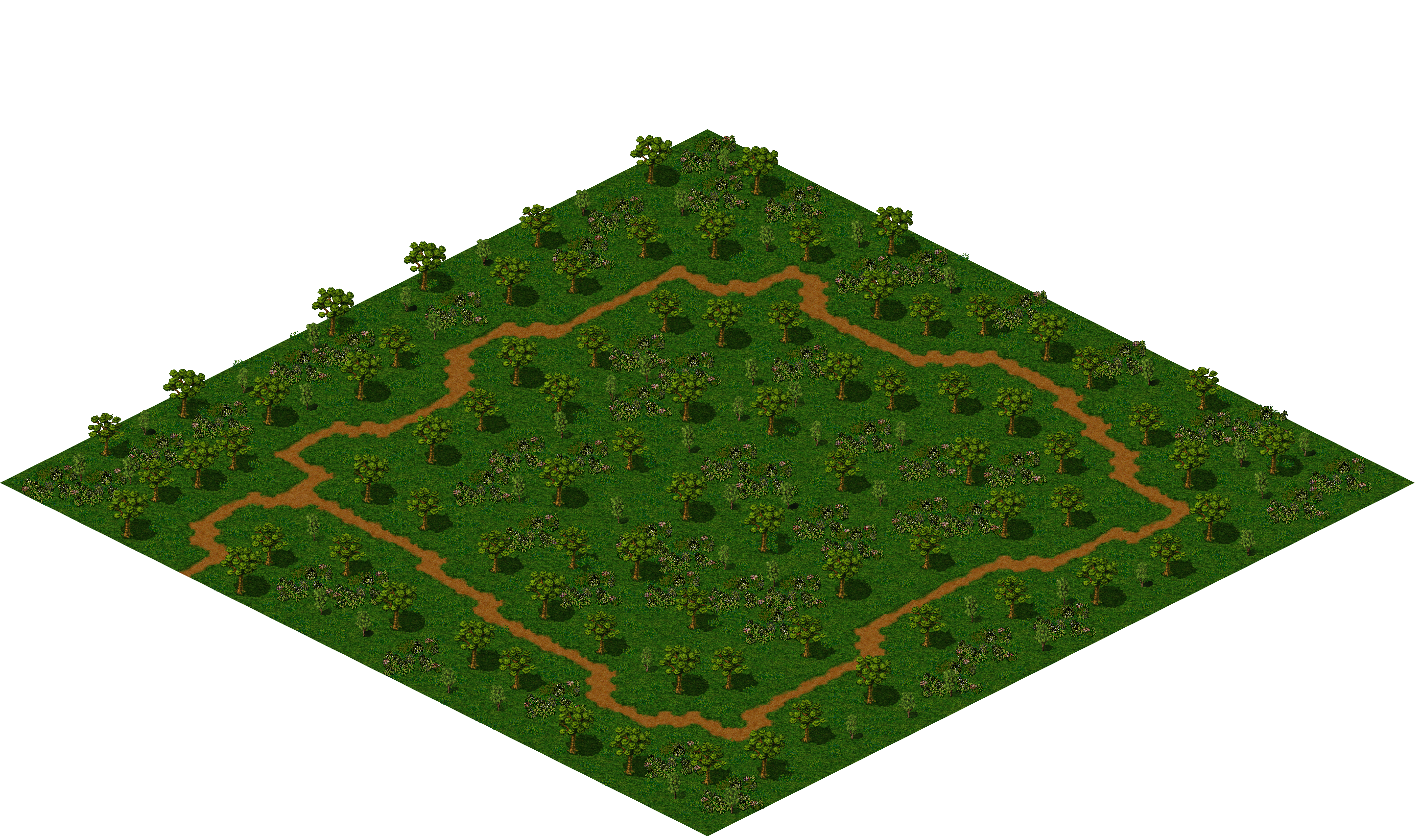 Map 603 rendered terrain map