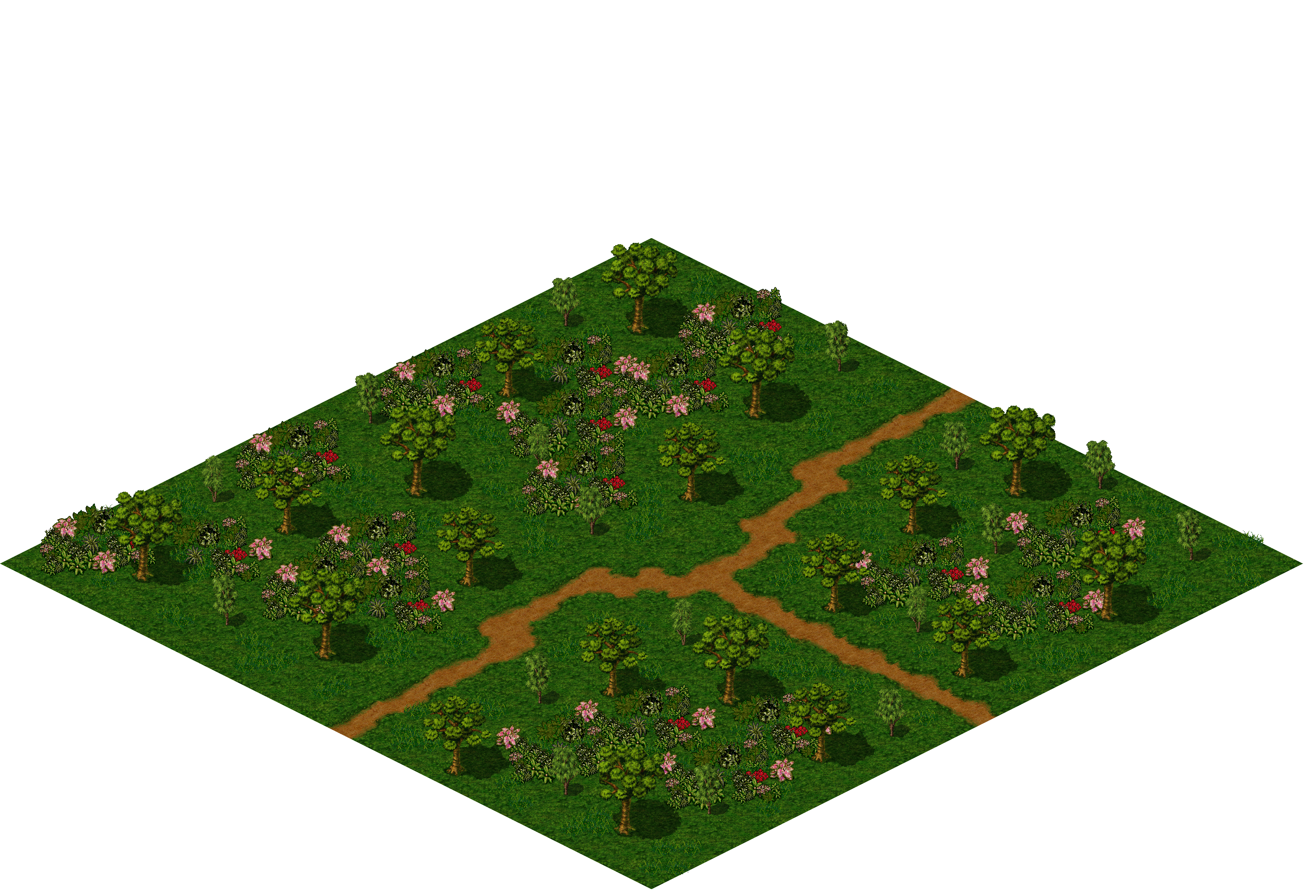 Map 604 rendered terrain map