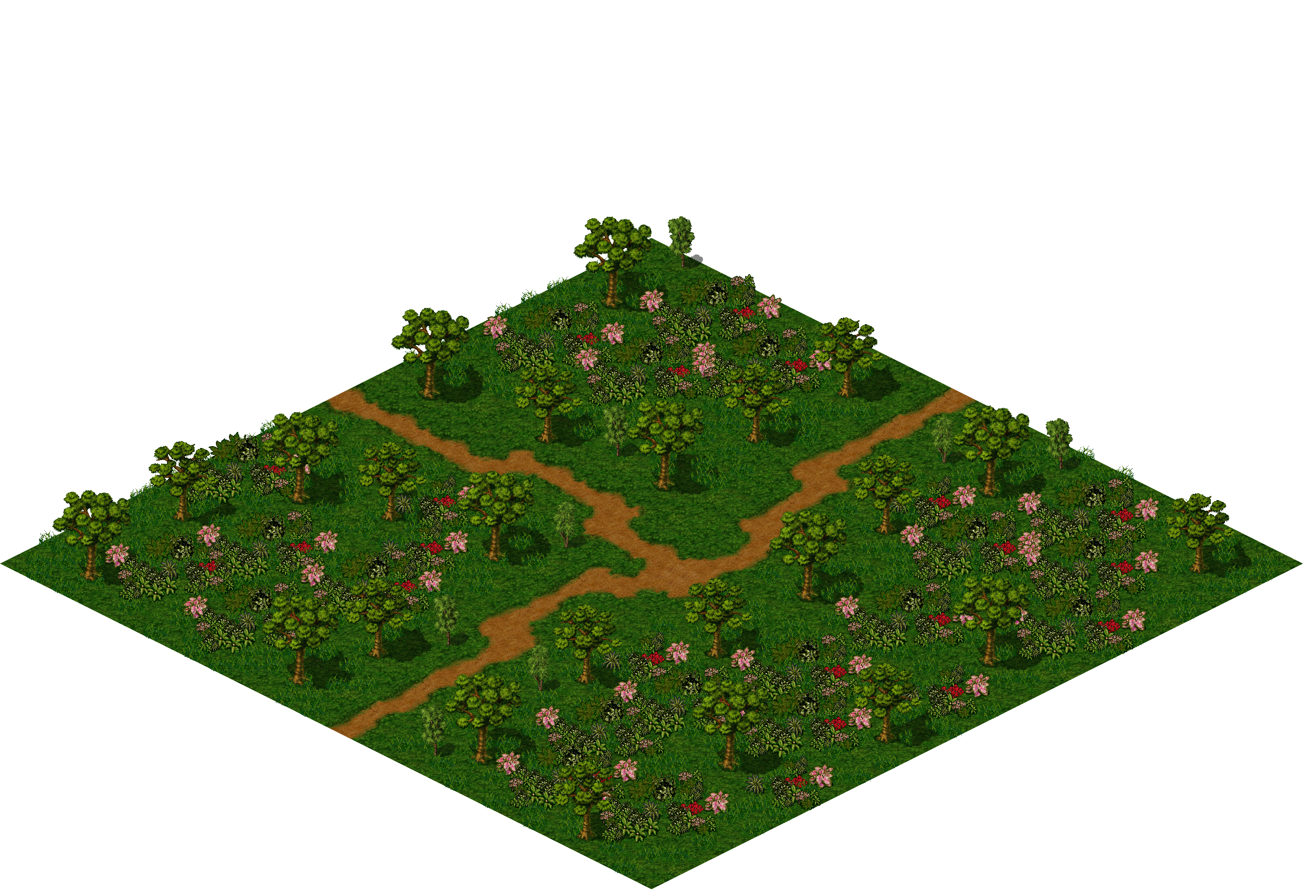 Map 606 rendered terrain map