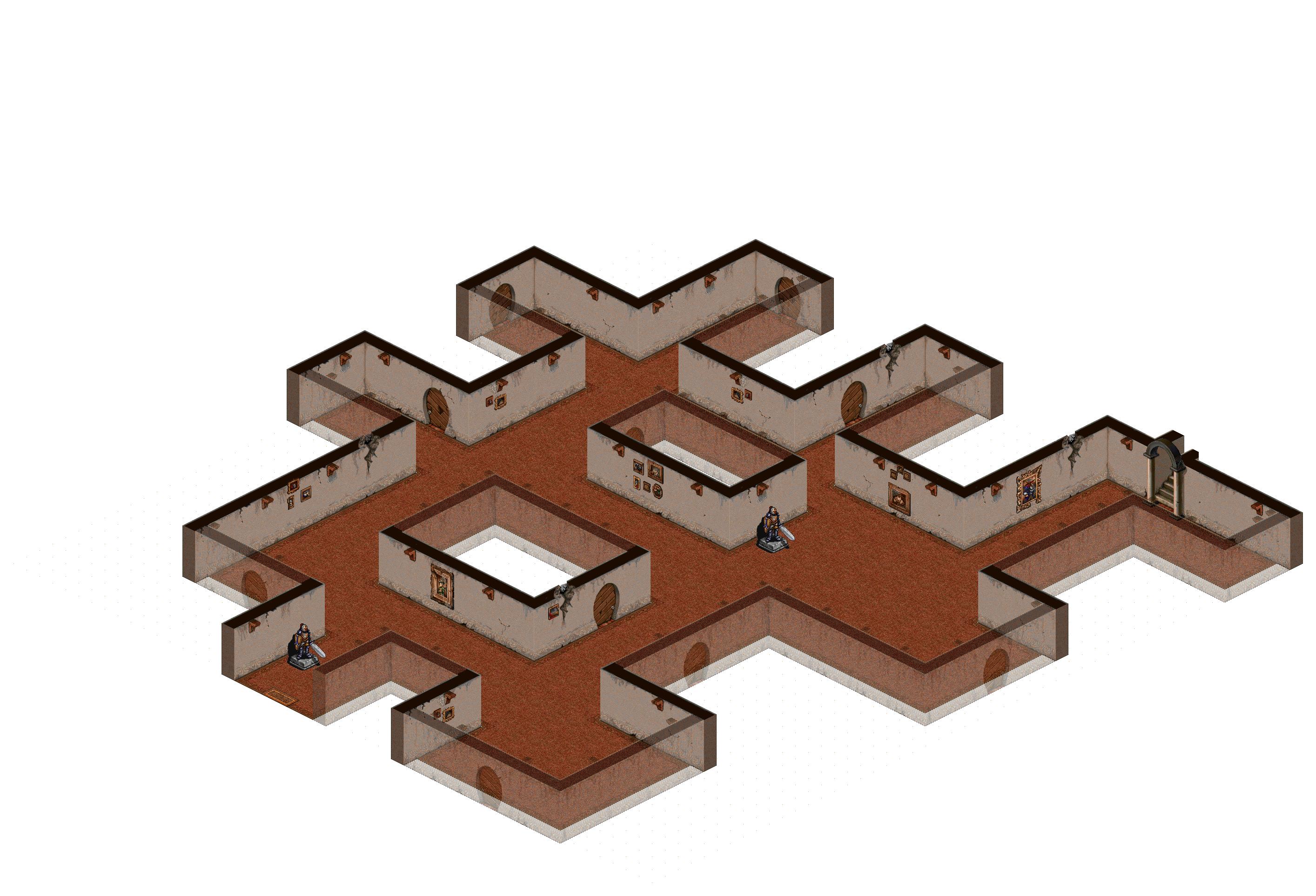 Manor Floor 2-1 rendered terrain map