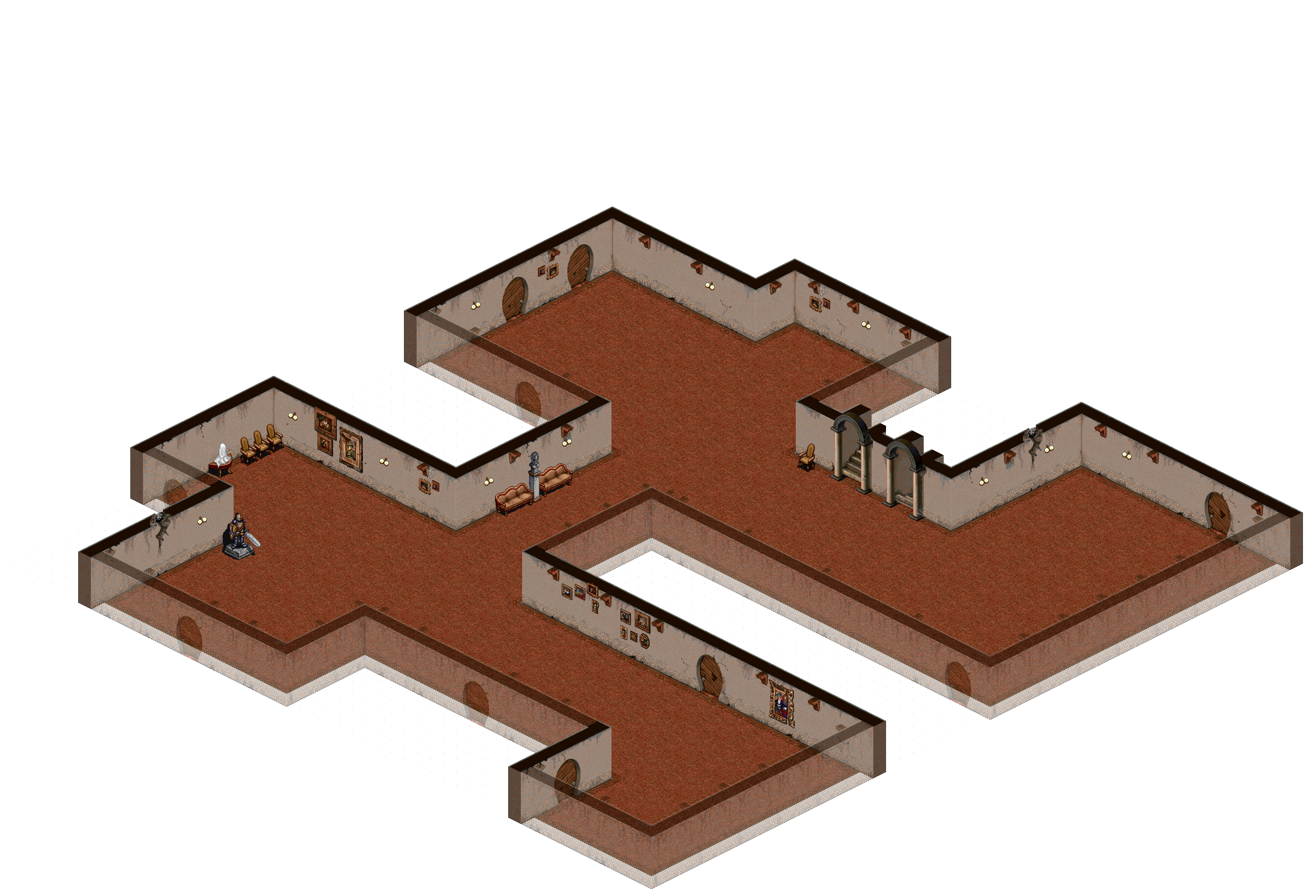 Manor Floor 2-2 rendered terrain map