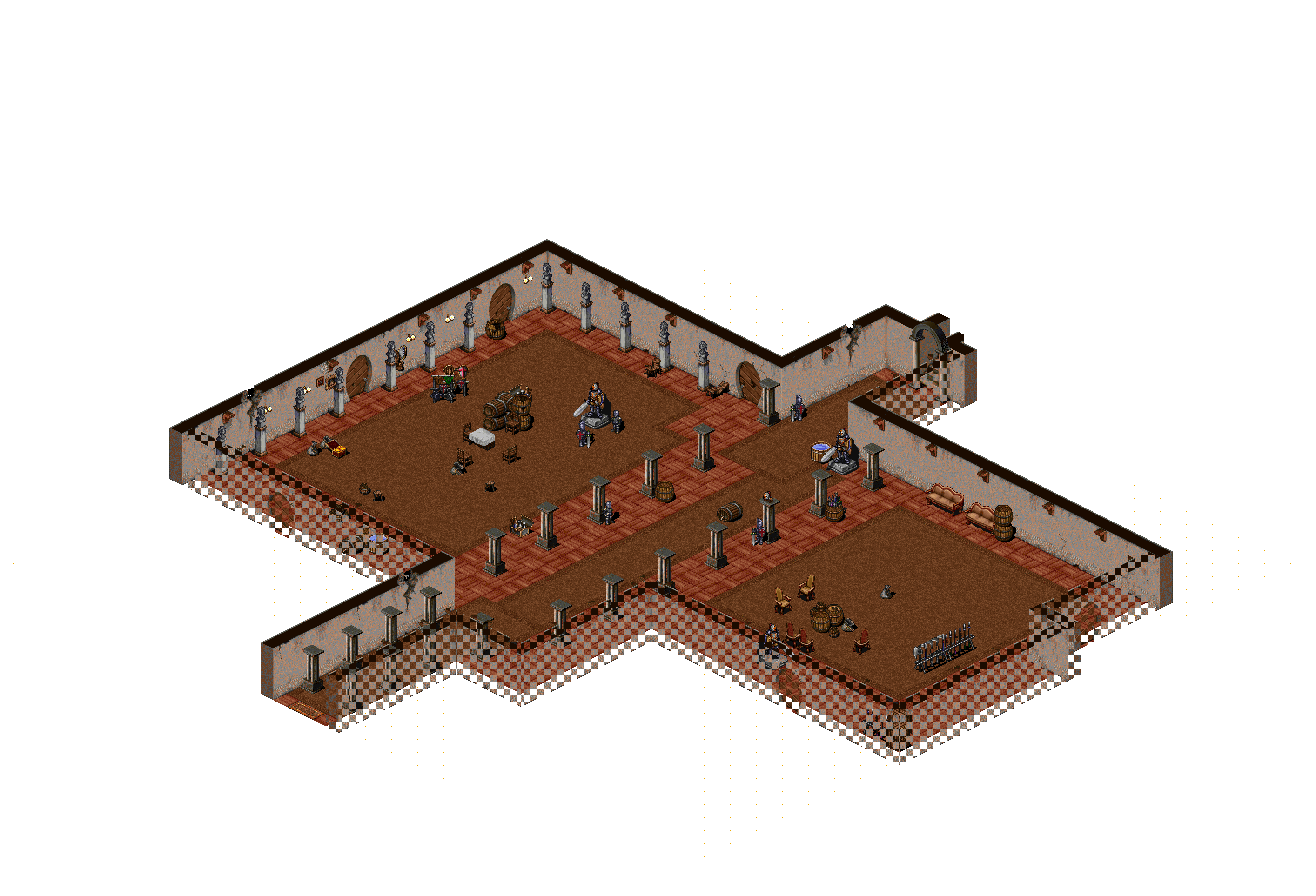 Manor Floor 3-1 rendered terrain map