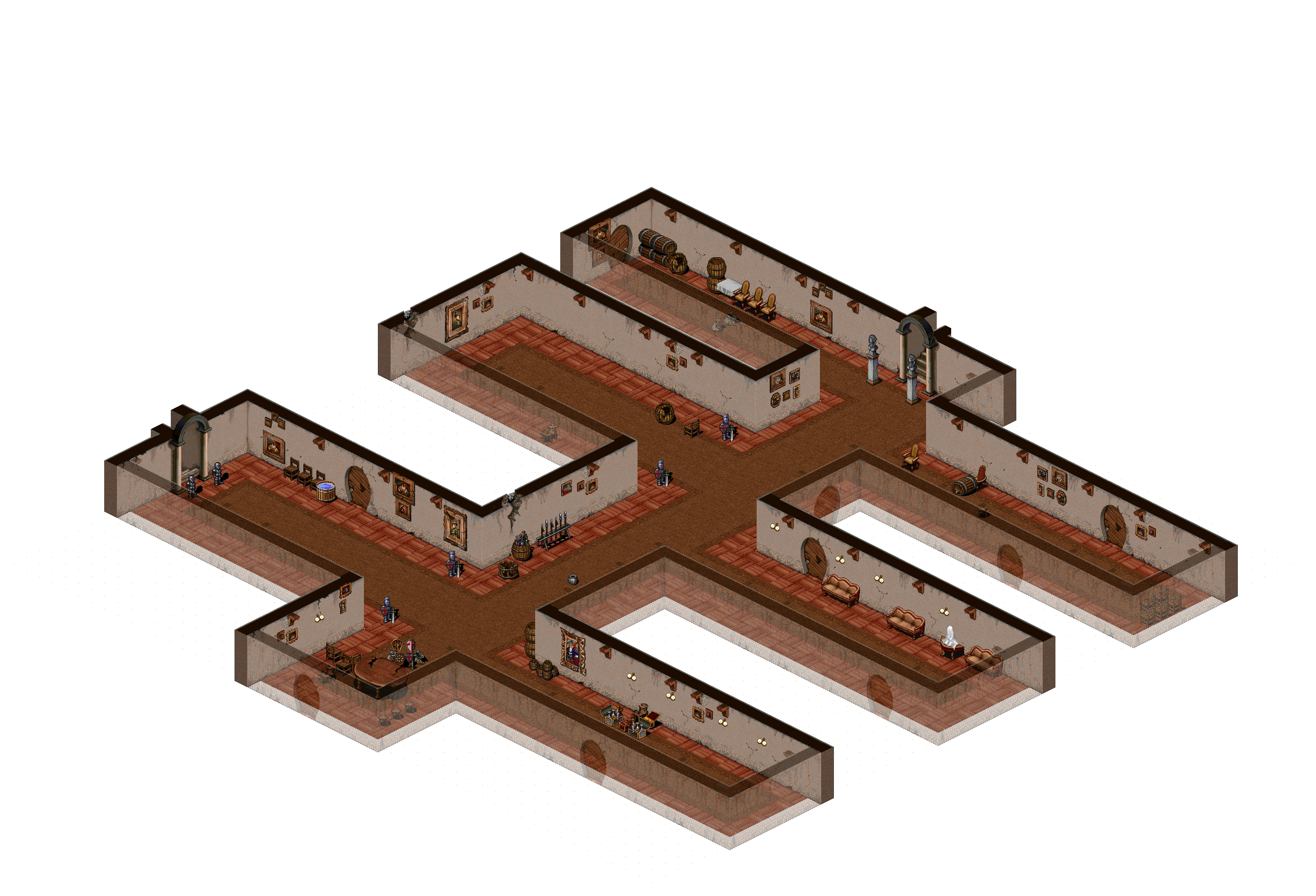 Manor Floor 3-4 rendered terrain map