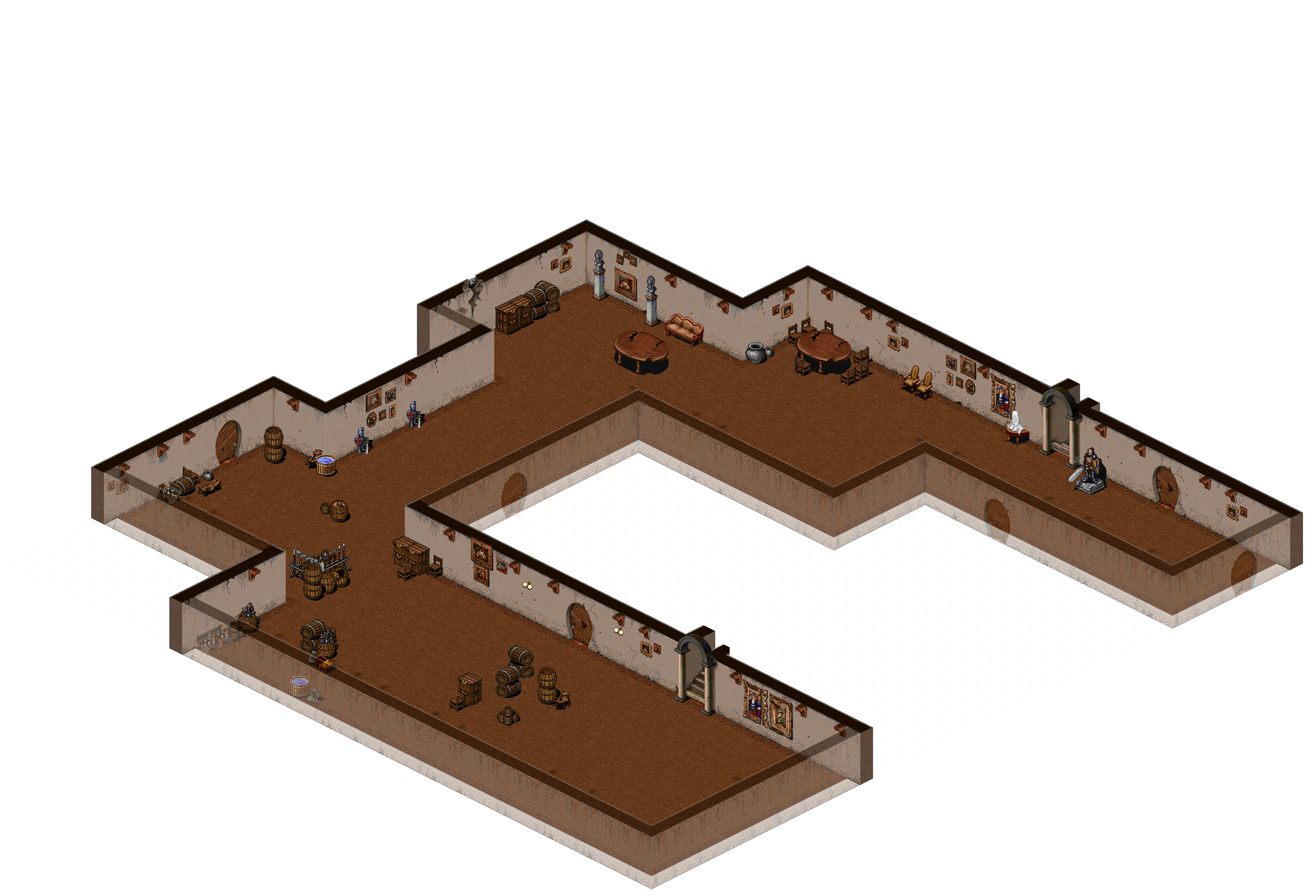 Manor Floor 3-9 rendered terrain map