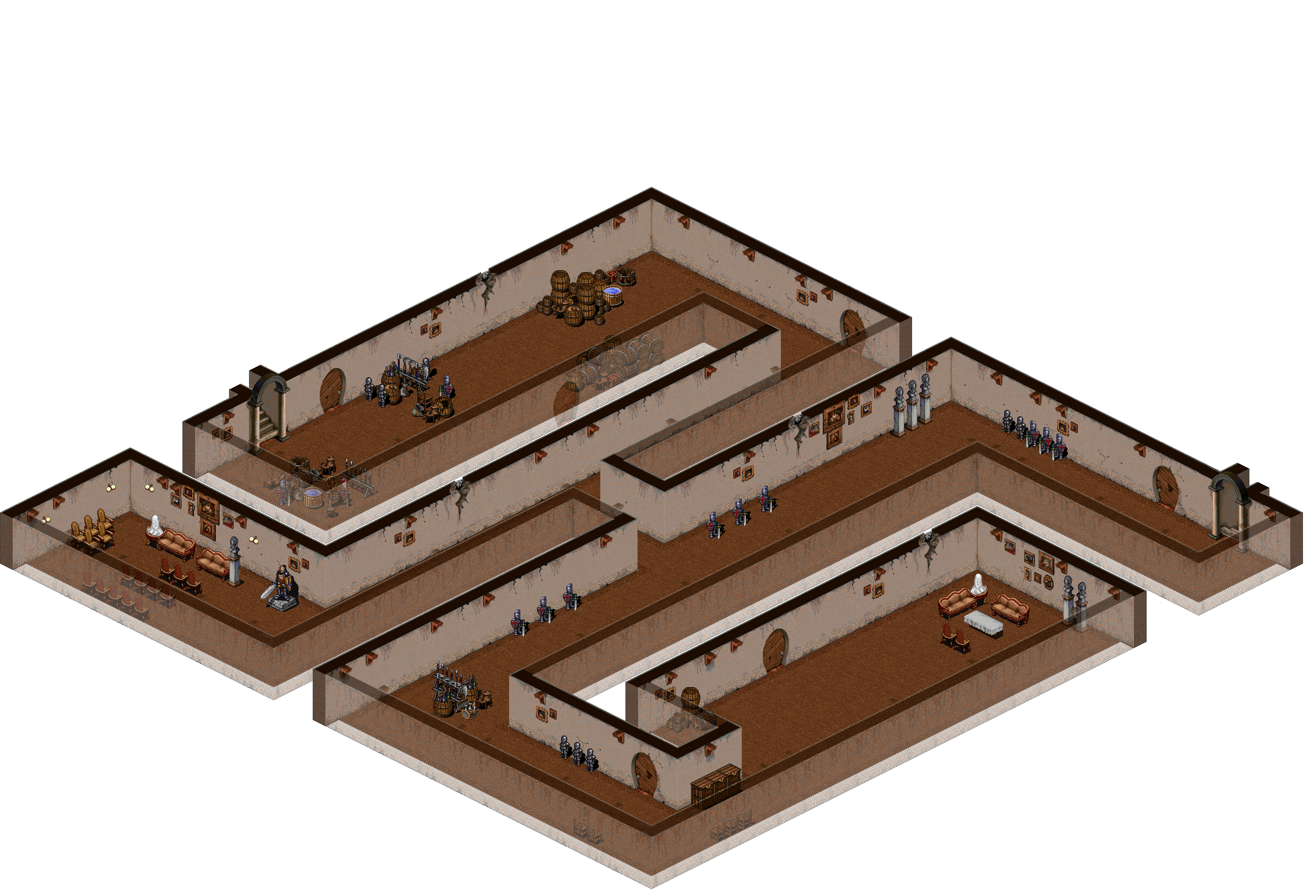 Manor Floor 3-11 rendered terrain map