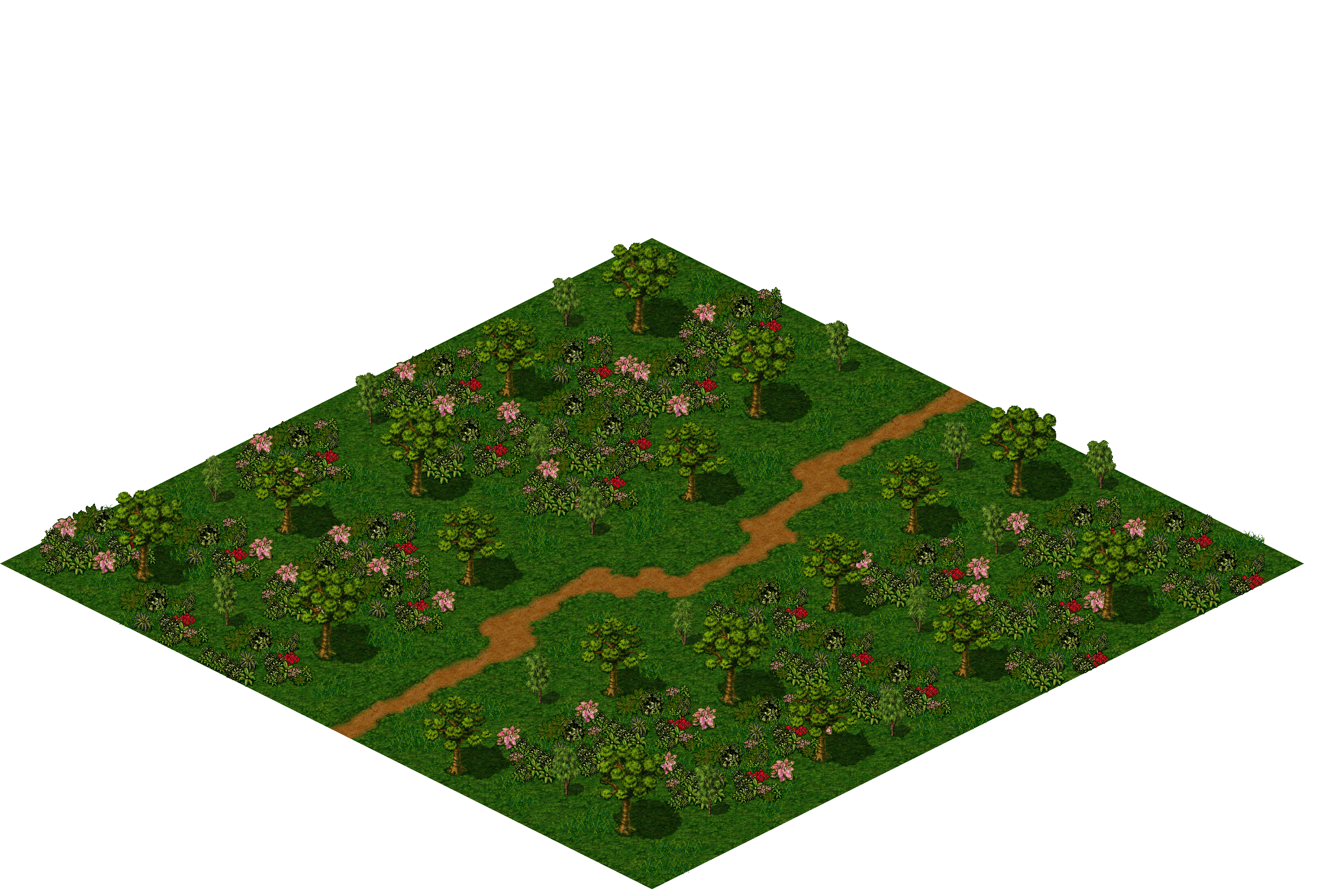 East Woodland 14-1 rendered terrain map