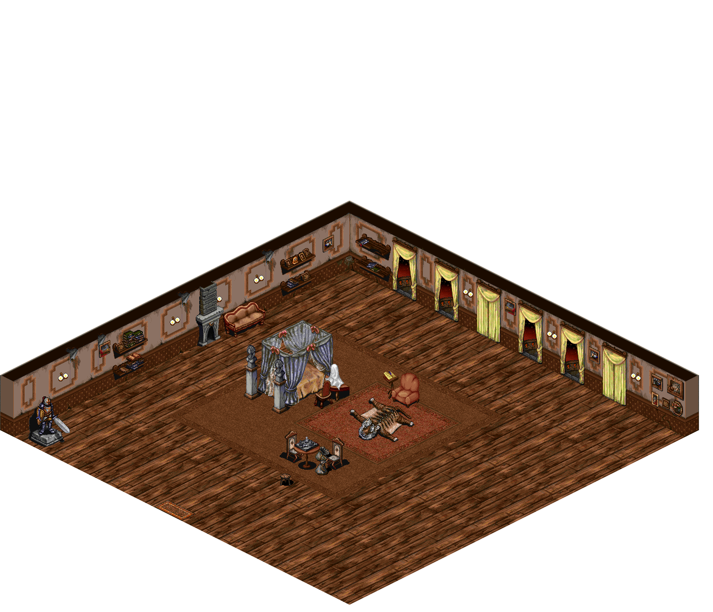 Map 6166 rendered terrain map