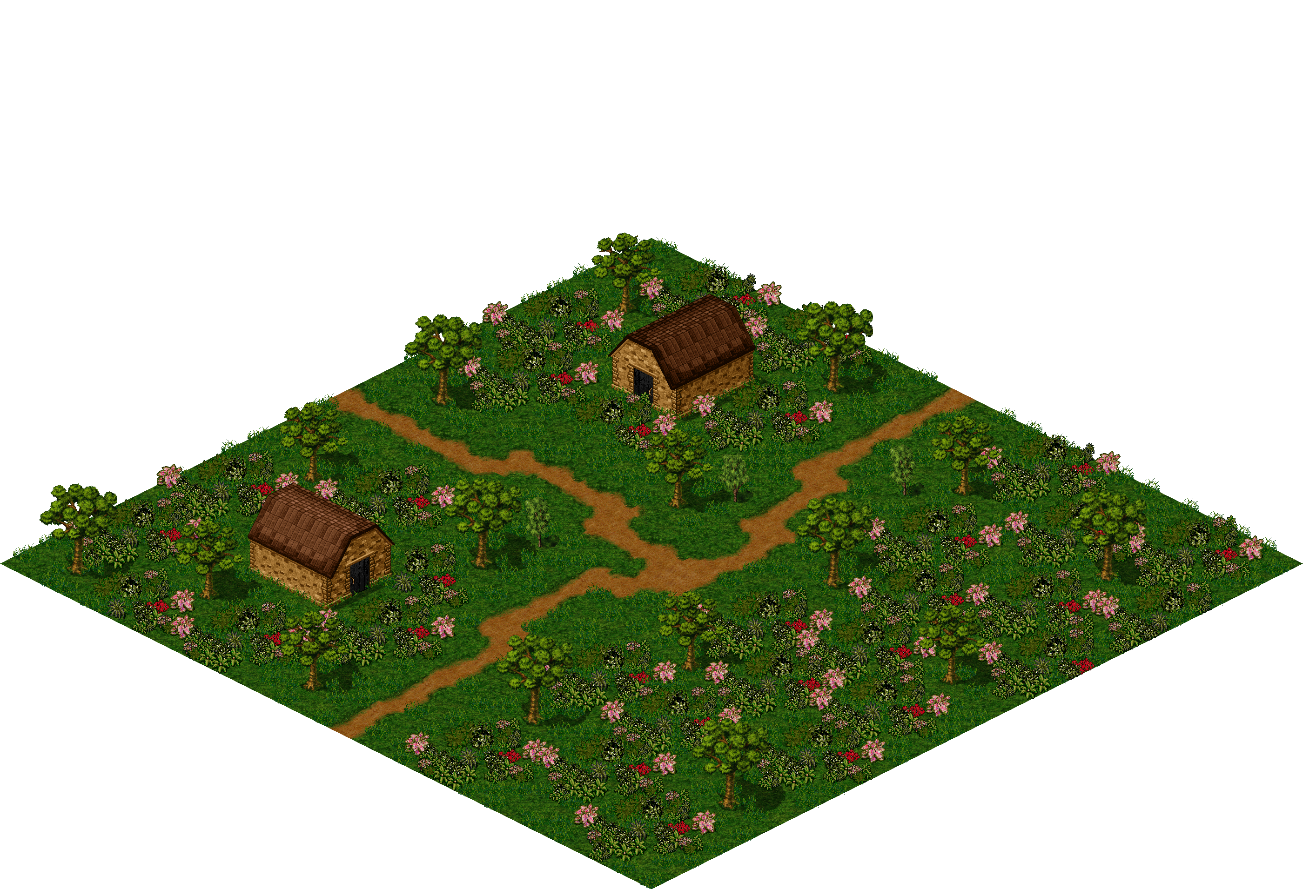 East Woodland 16-1 rendered terrain map