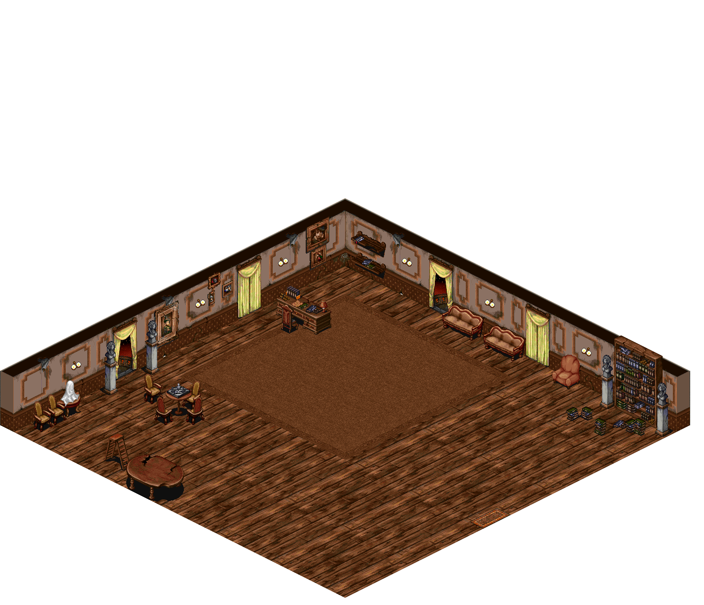 Map 6358 rendered terrain map