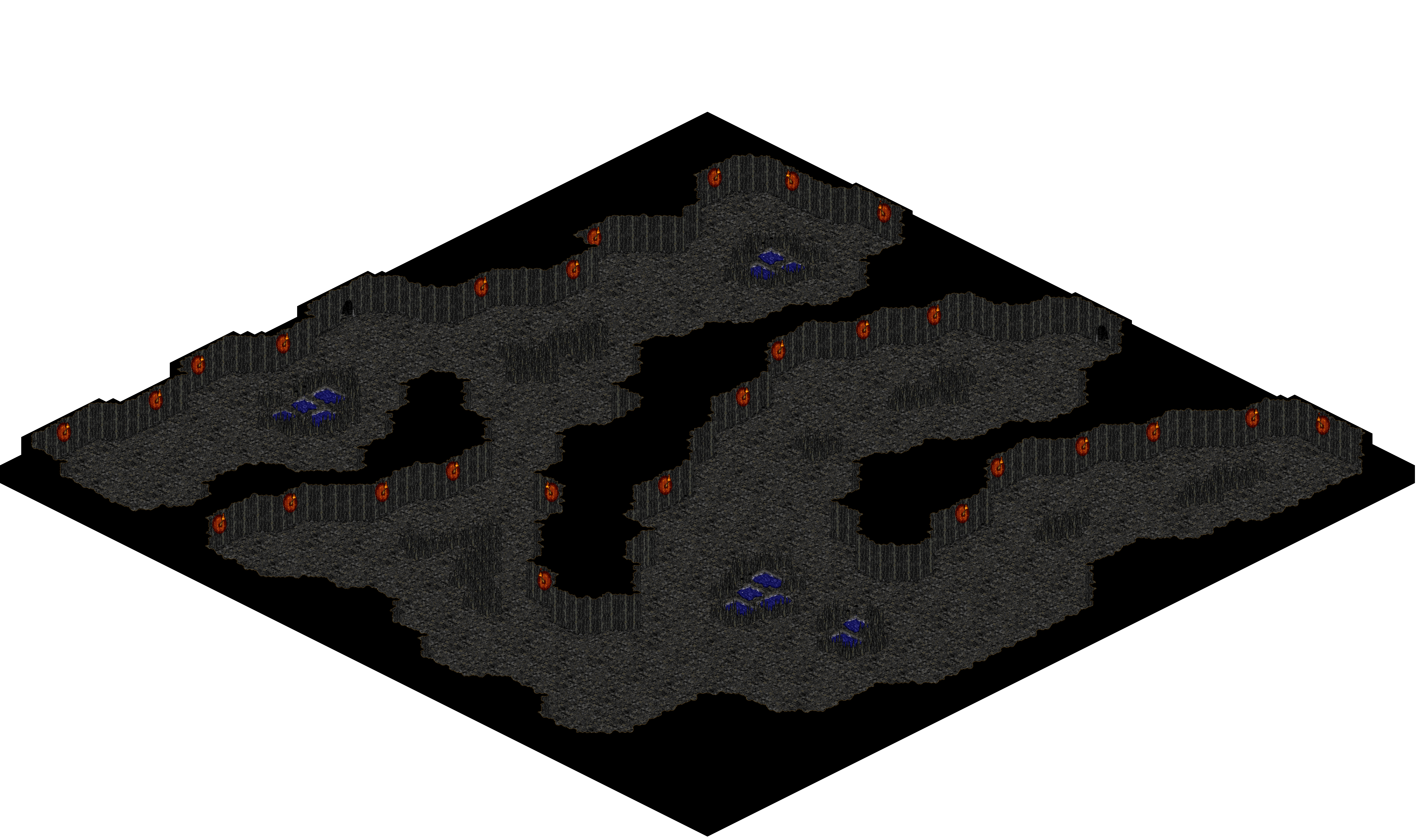 Mine 13-1 rendered terrain map