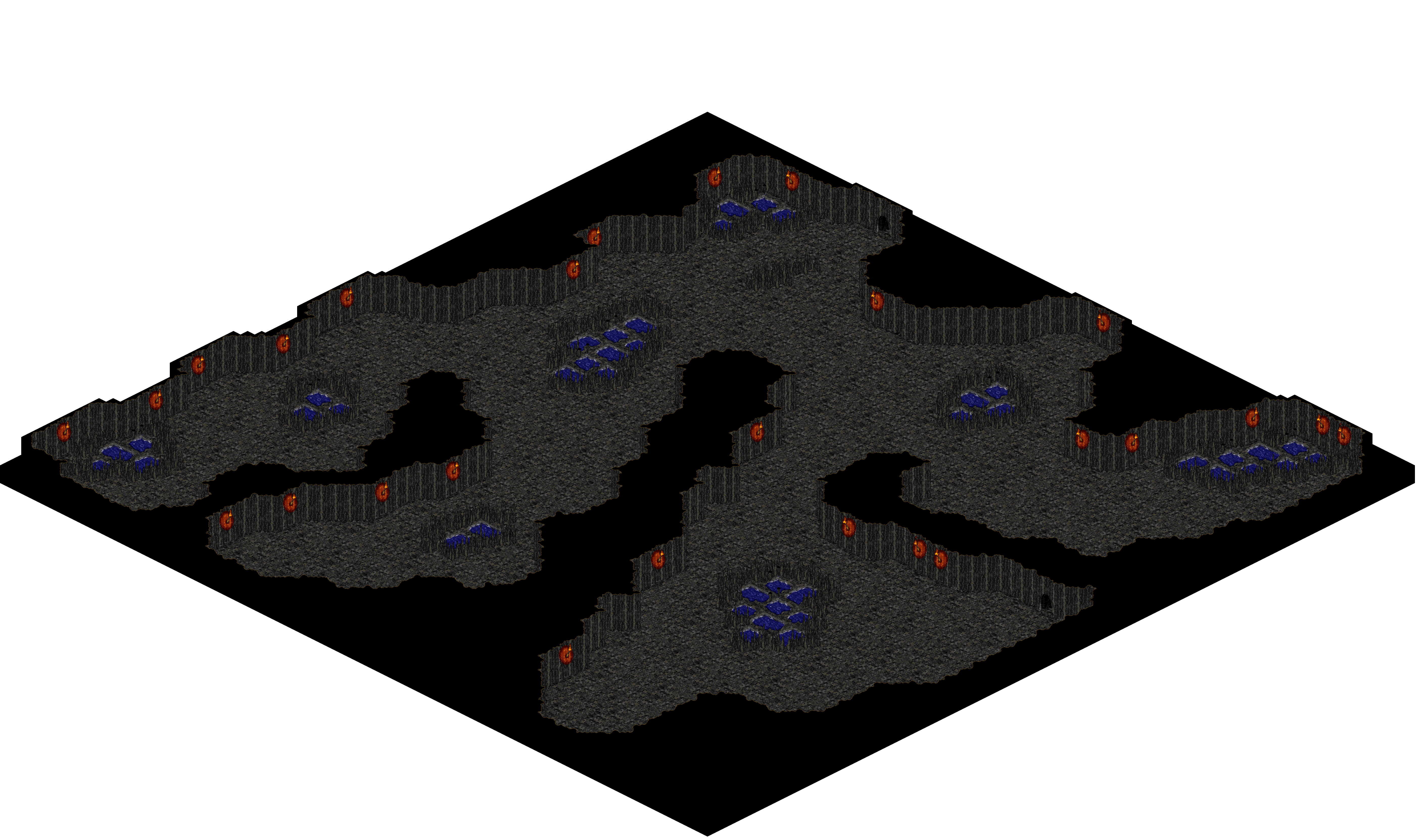 Mine 28-2 rendered terrain map