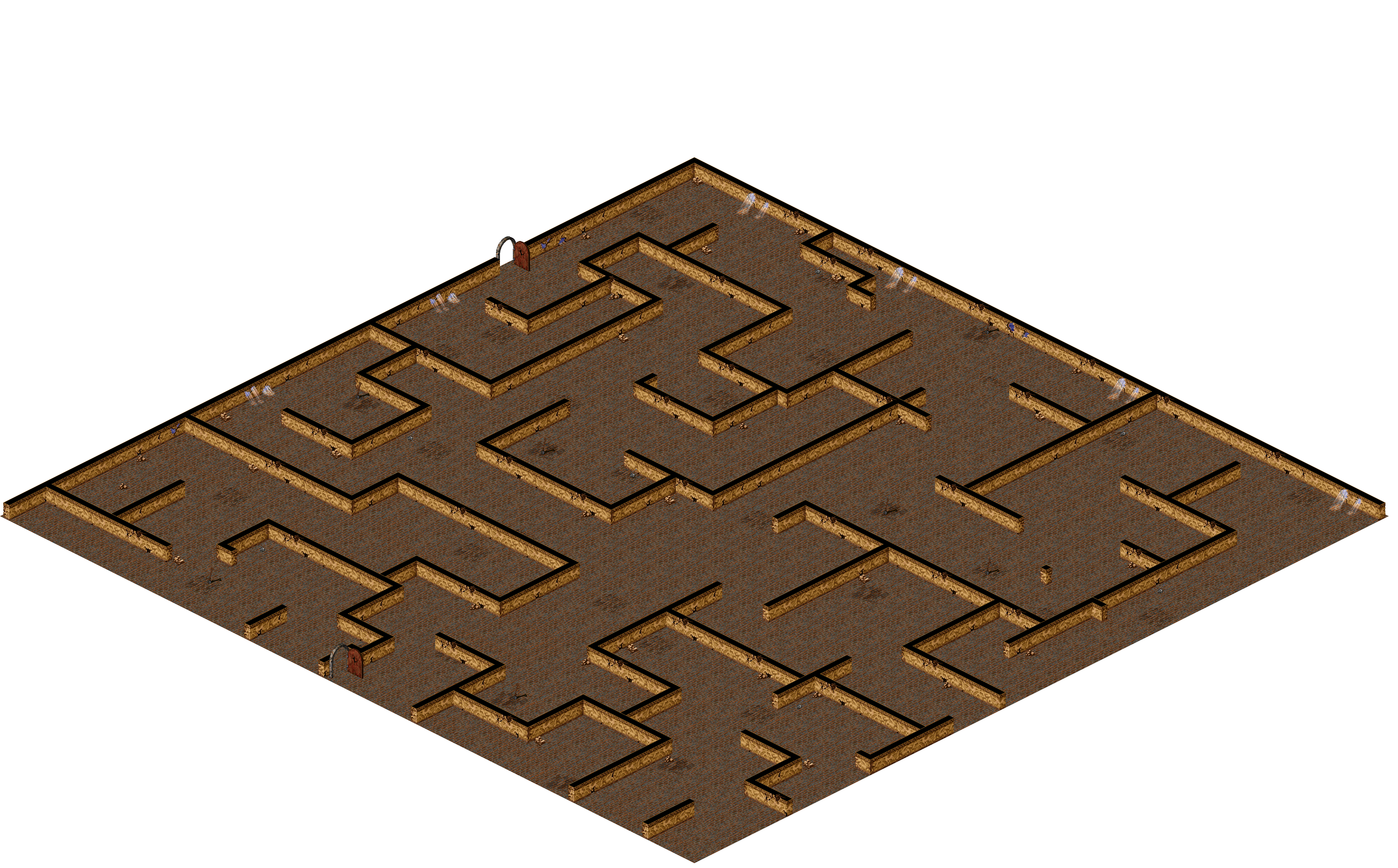 Oren Ruins 1-2 rendered terrain map