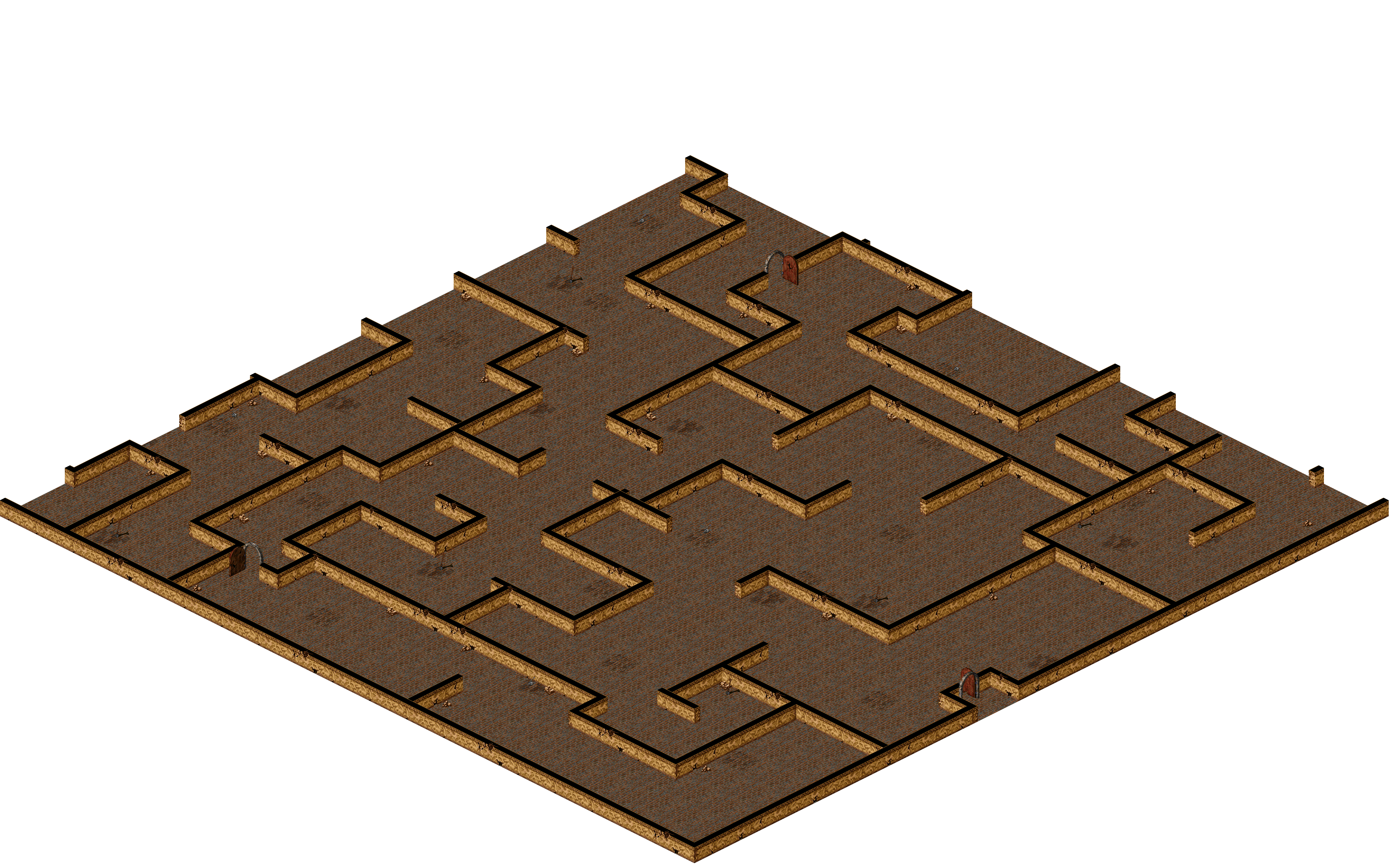 Oren Ruins 1-3 rendered terrain map