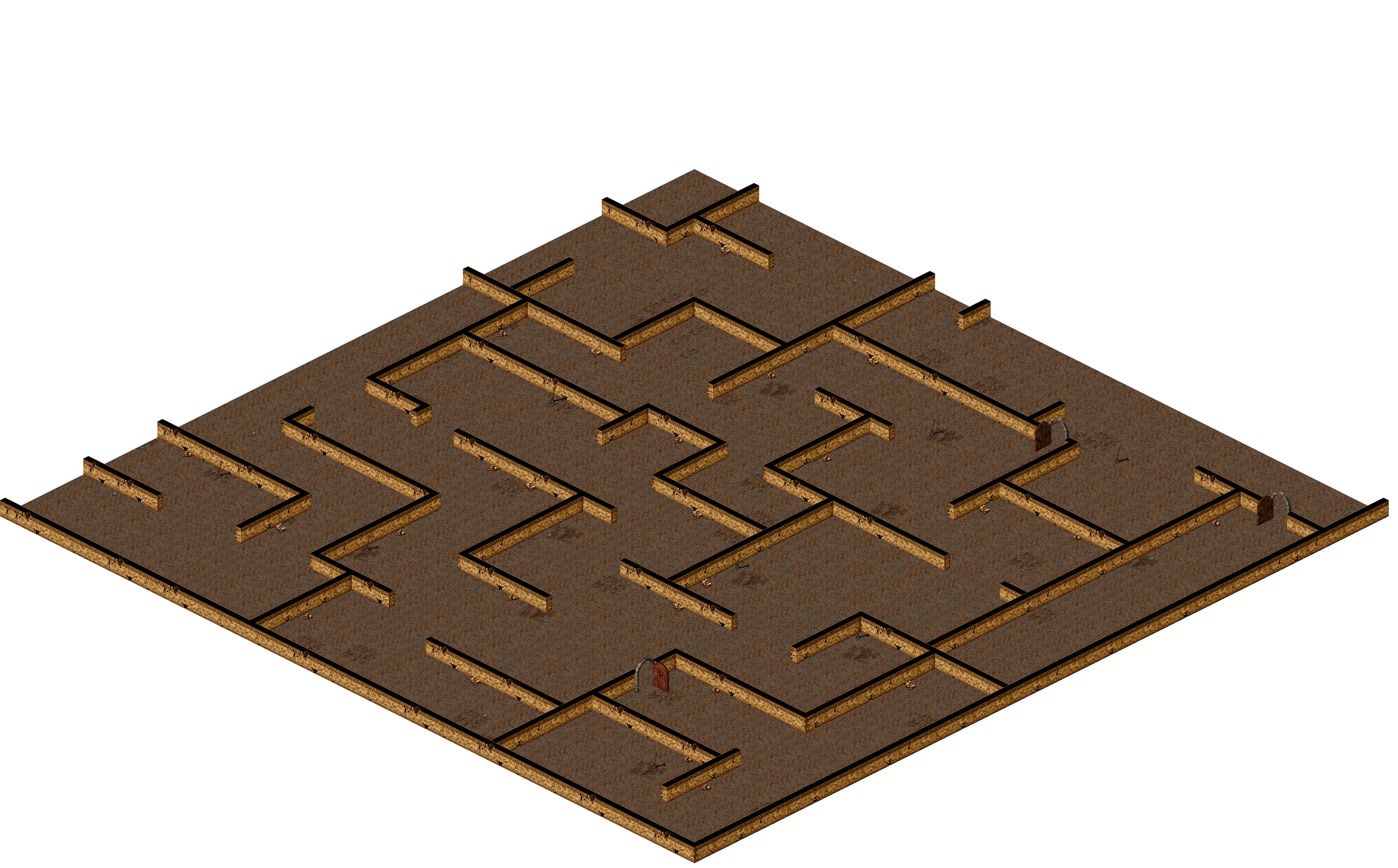 Oren Ruins 2-3 rendered terrain map